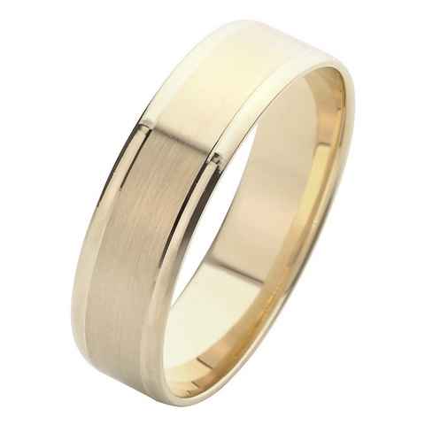 Firetti Trauring Schmuck Geschenk Gold 375 Hochzeit Ehering Trauring "LIEBE", Made in Germany, wahlweise mit oder ohne Brillanten