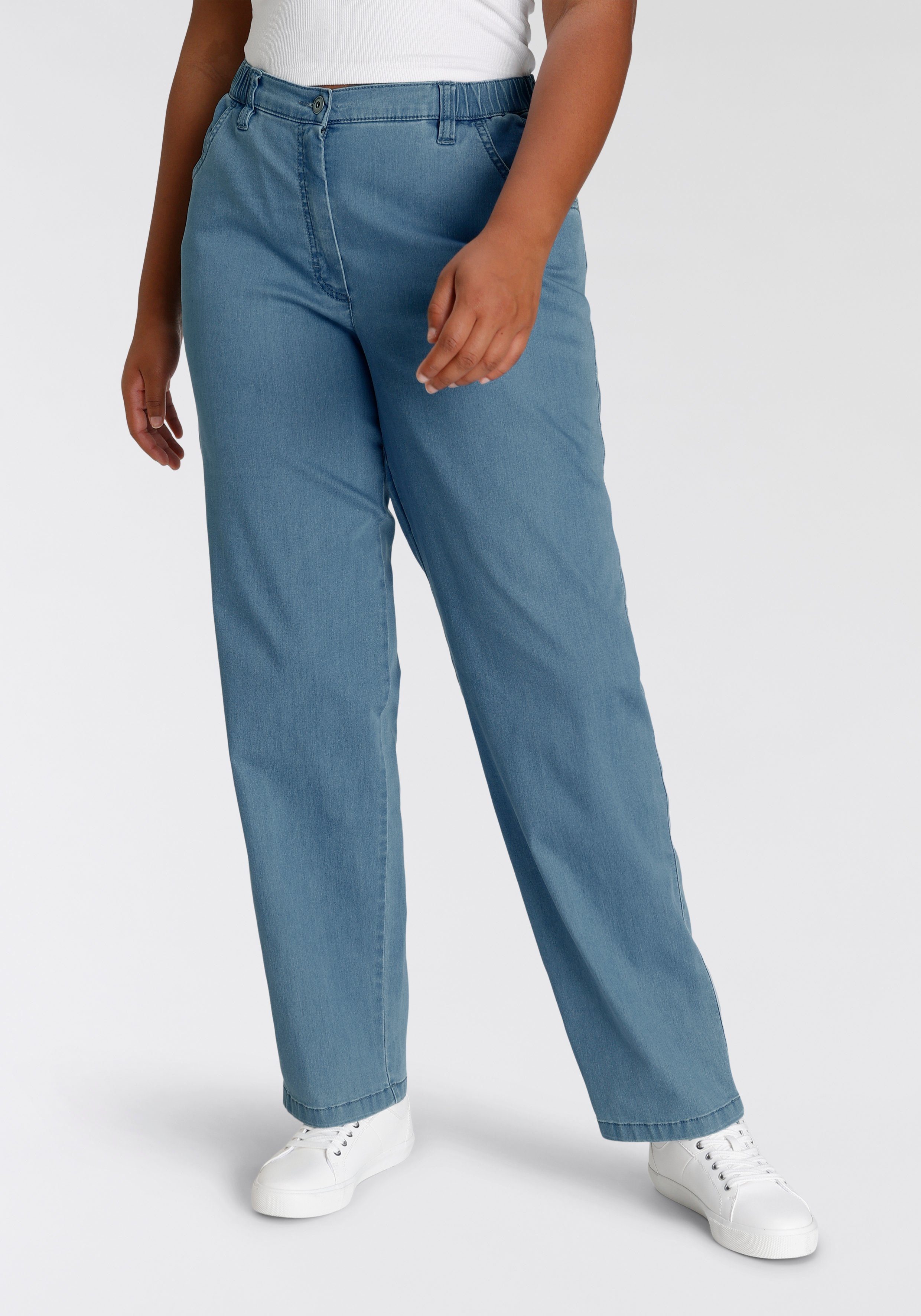 KjBRAND Straight-Jeans Babsie denim bleach