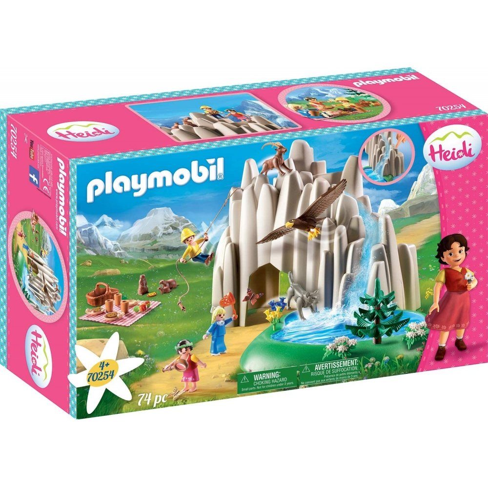 Playmobil® Spiel Am Kristallsee mit Хайді Peter Clara Konstruktionsspielzeug 74 Teile