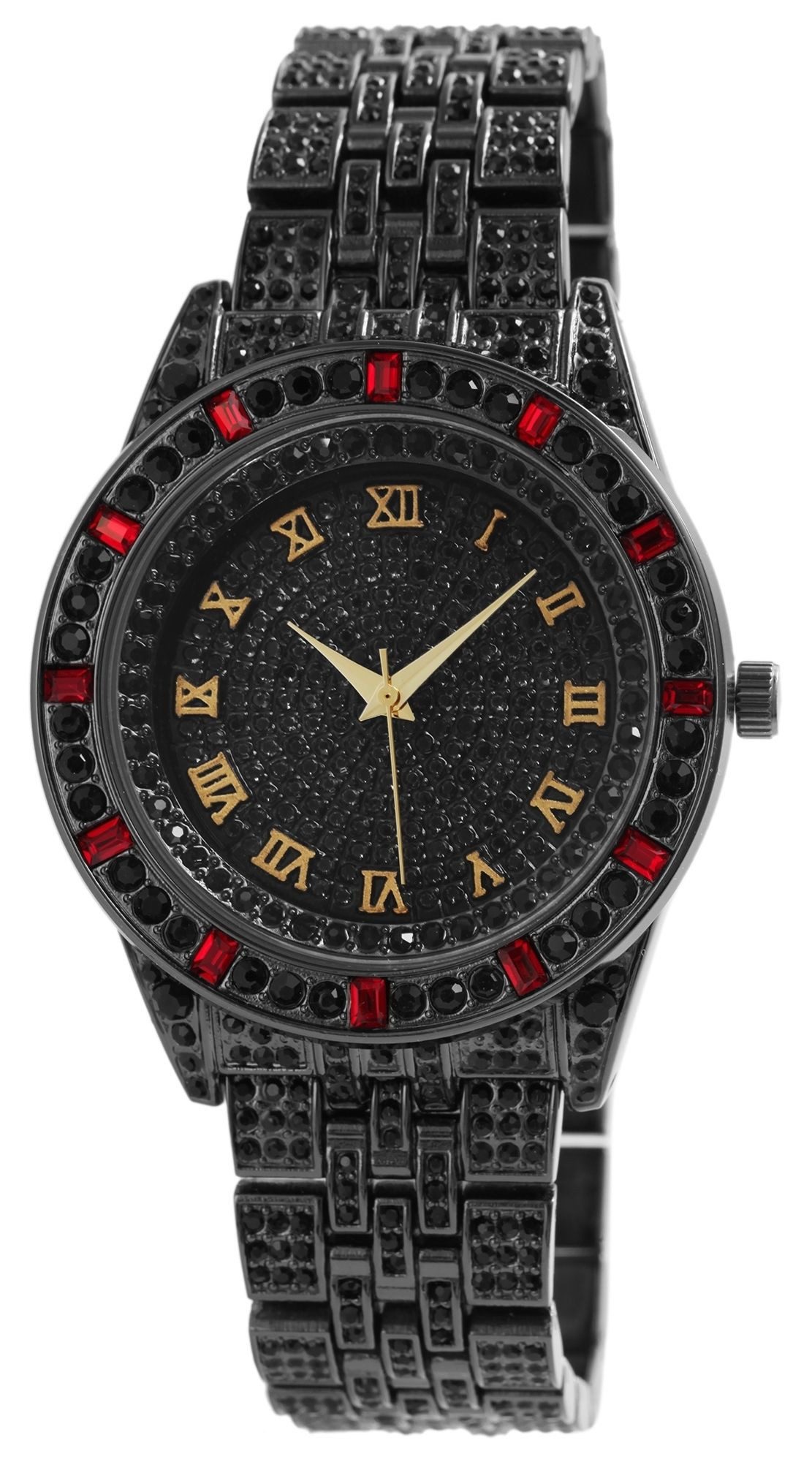 KingStar Quarzuhr KS0006 King Star Herrenuhr mit Metallband, Herrenuhr Metall