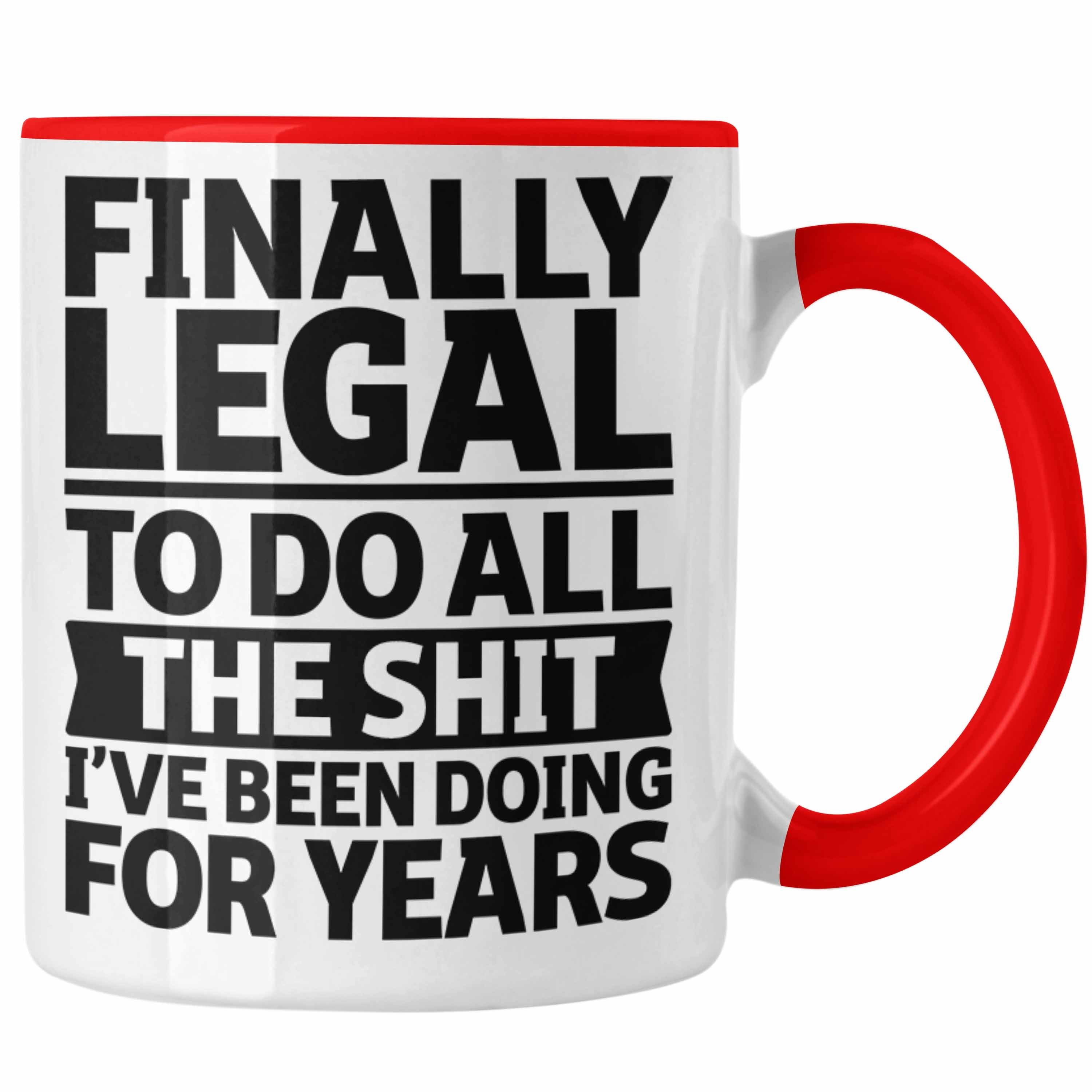 All Rot To Geschenk Trendation Legal Do Finally 18. Stuf The Geburtstag Tasse Frauen Männer