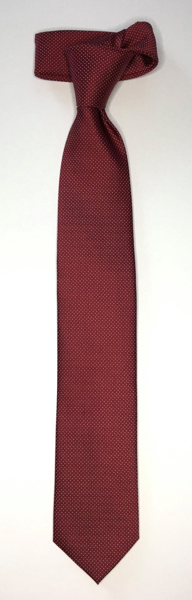 edlen Bordeaux Krawatte Picoté im Seidenfalter Krawatte Design Picoté Seidenfalter Seidenfalter 6cm Krawatte