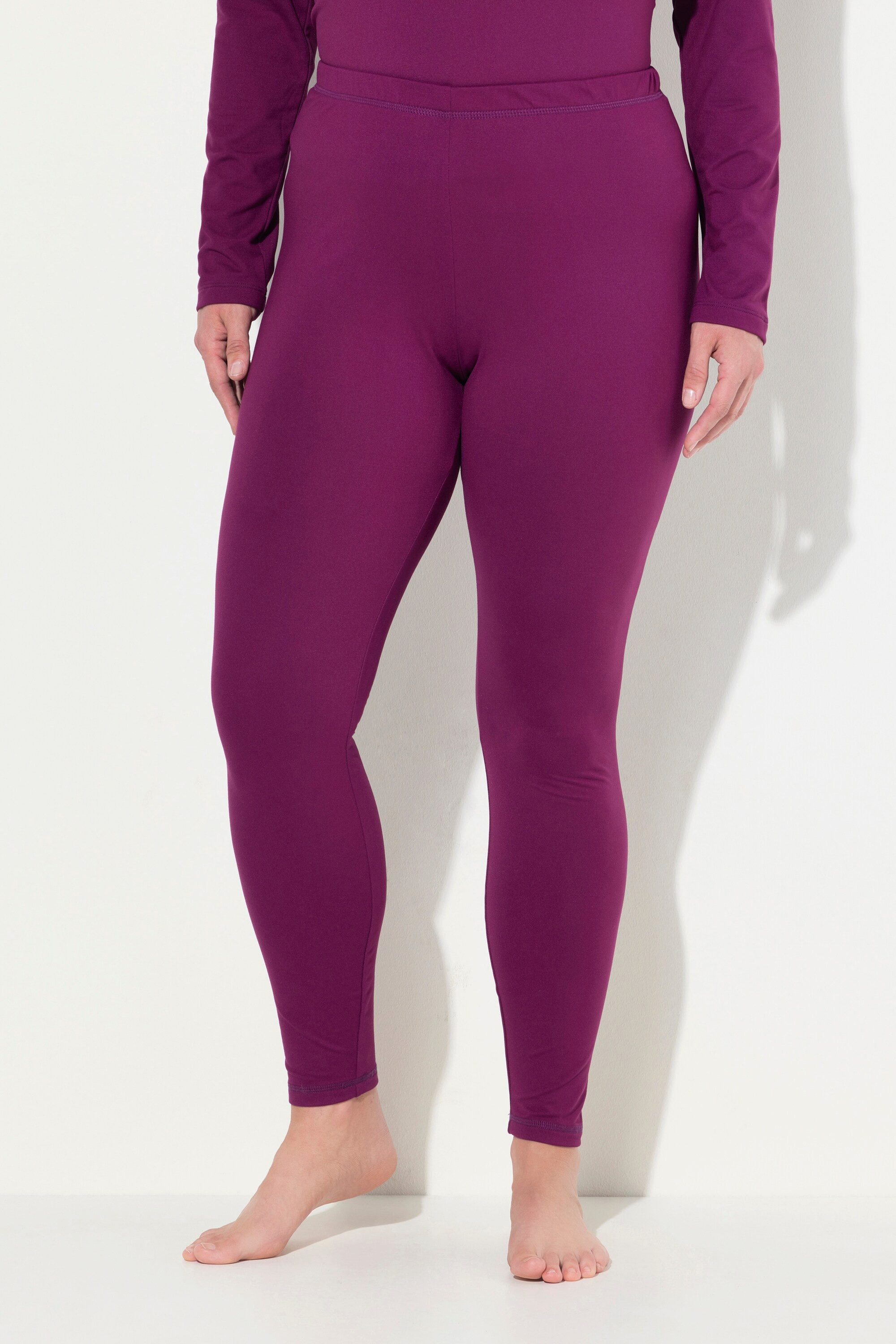 Ulla Popken Funktionshose Ski-Funktionsleggings schnelltrocknend extrawarm