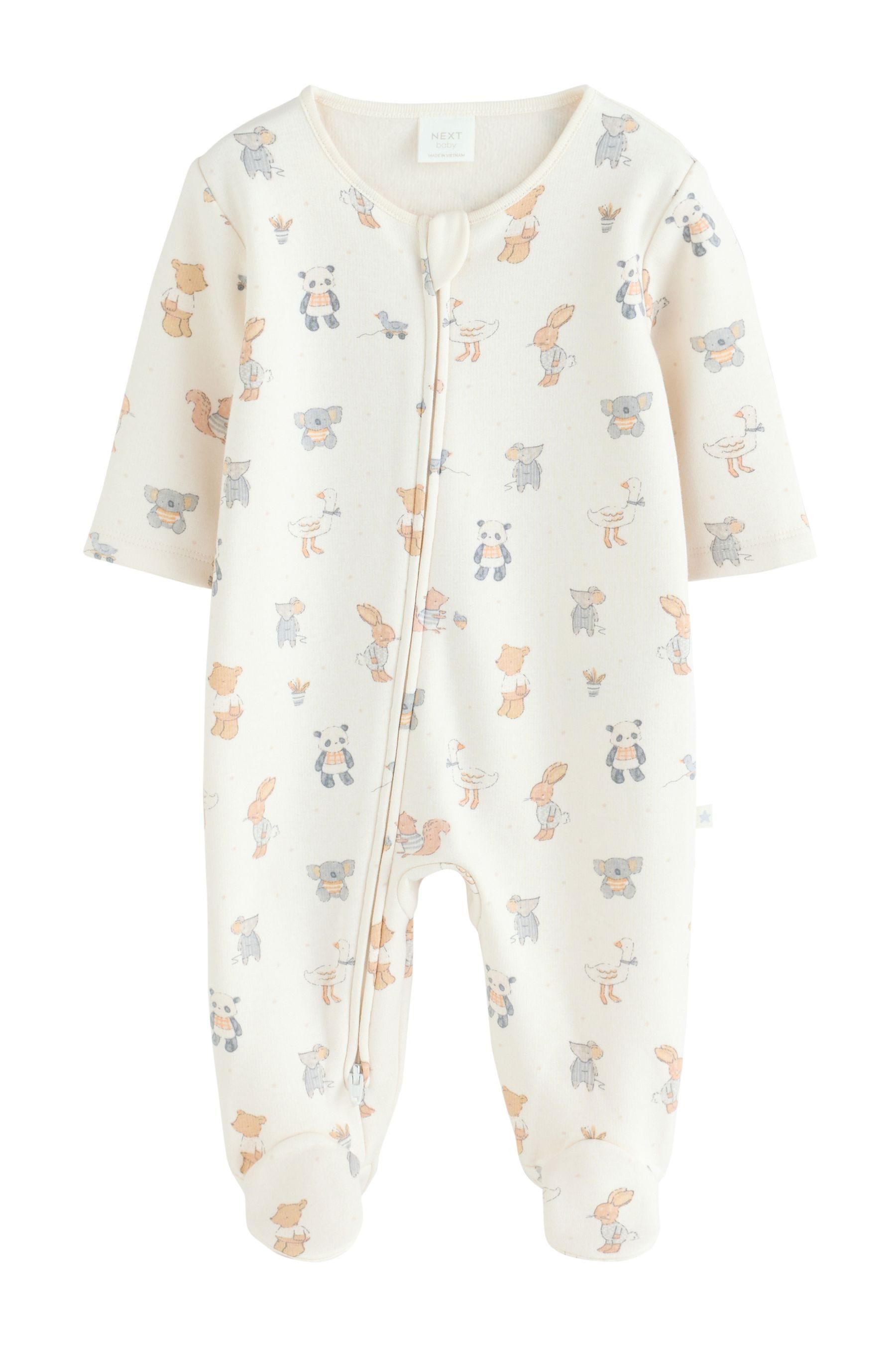 Next Schlafoverall Baby-Schlafanzug mit Zwei-Wege-RV & Fleece-Futter (1-tlg)
