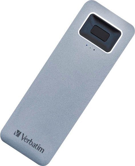 Verbatim Executive Fingerprint Secure externe SSD (512 GB) 2,5" 324 MB/S Lesegeschwindigkeit, 358 MB/S Schreibgeschwindigkeit