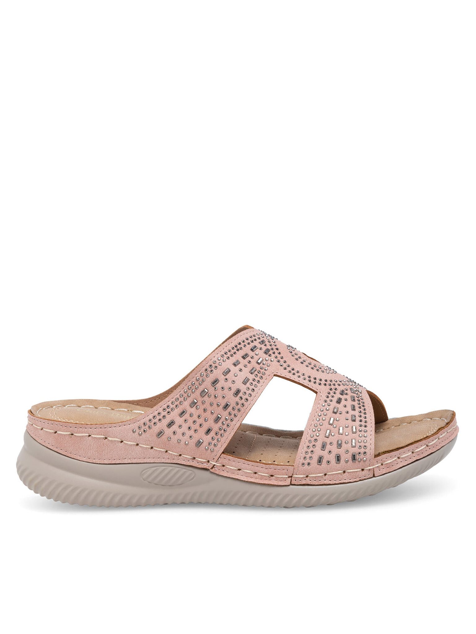 Clara Barson Pantoletten WYL05010-30 Rosa Pantolette günstig online kaufen