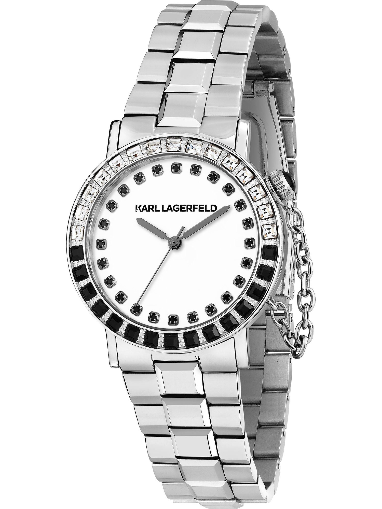 Quarzuhr Karl Lagerfeld Damen-Uhren Analog Quarz