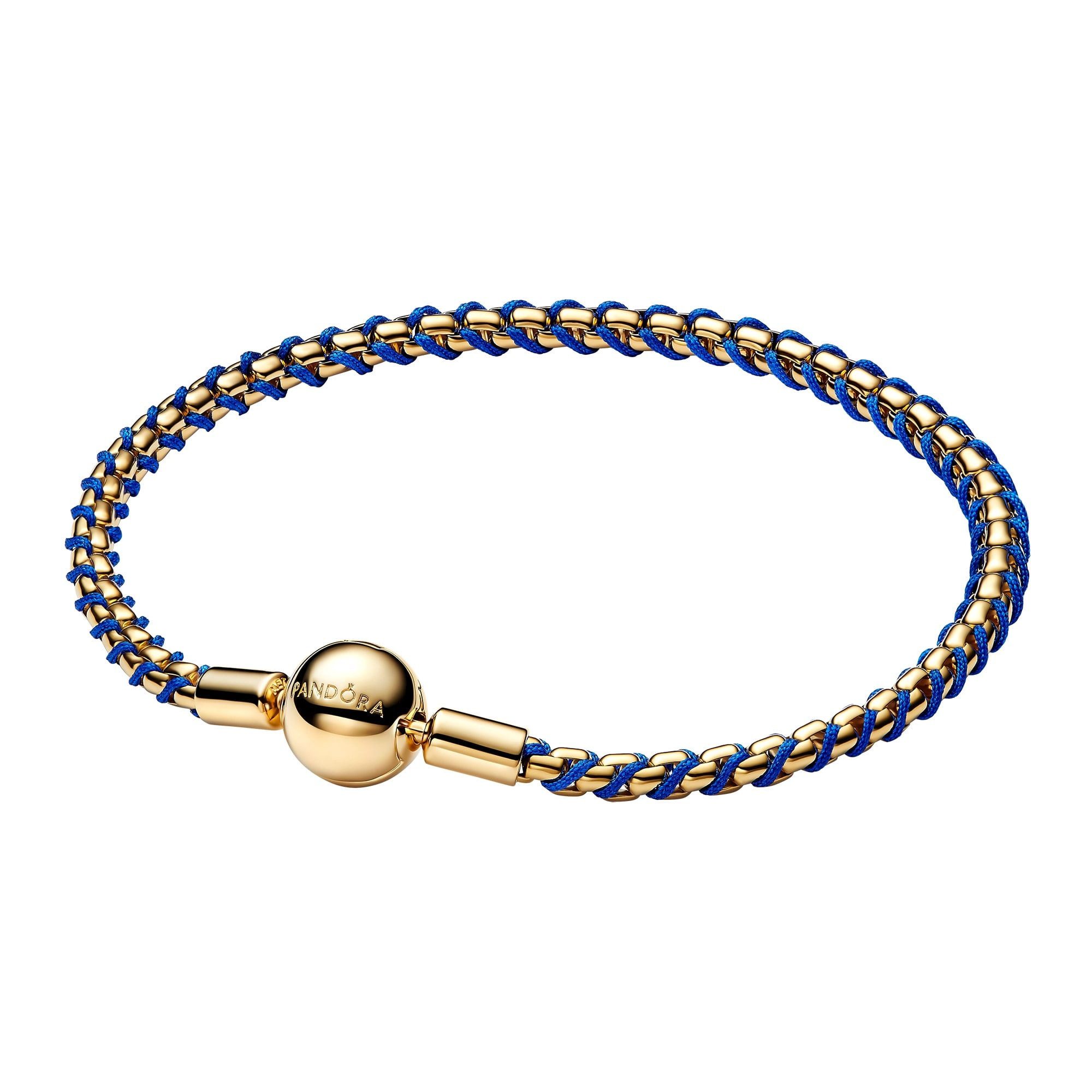 Pandora Armband DamenVeneziakette Goldfarben/Blau