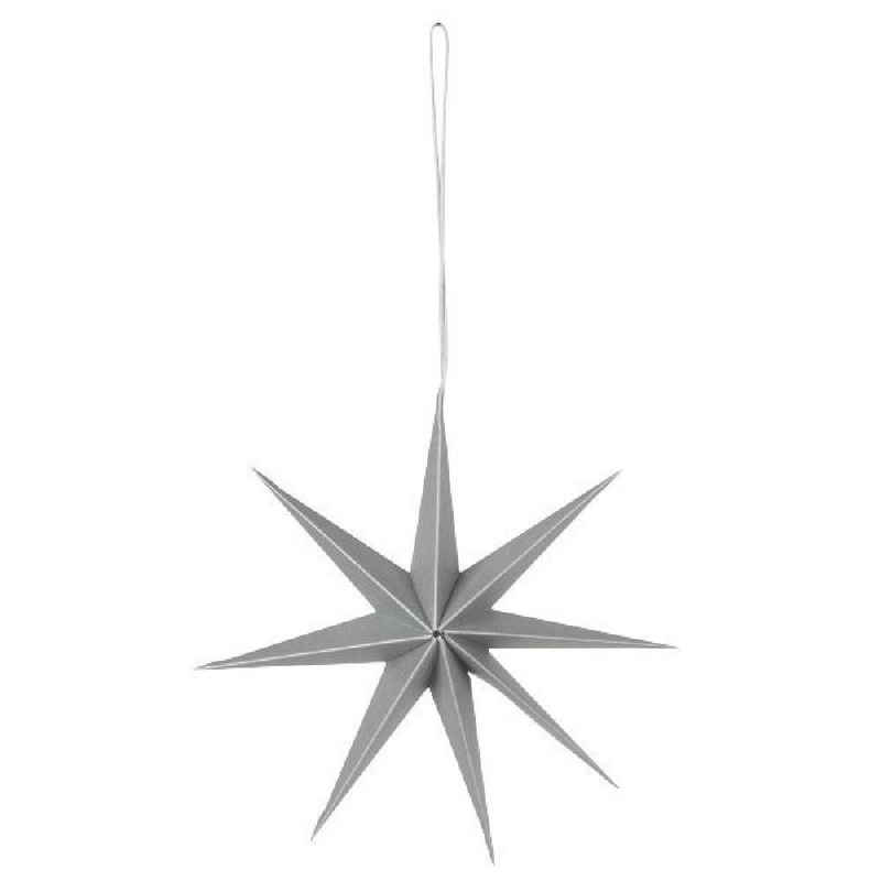 Broste Copenhagen Weihnachtsbaumkugel Deko Stern Star Silver (15cm)