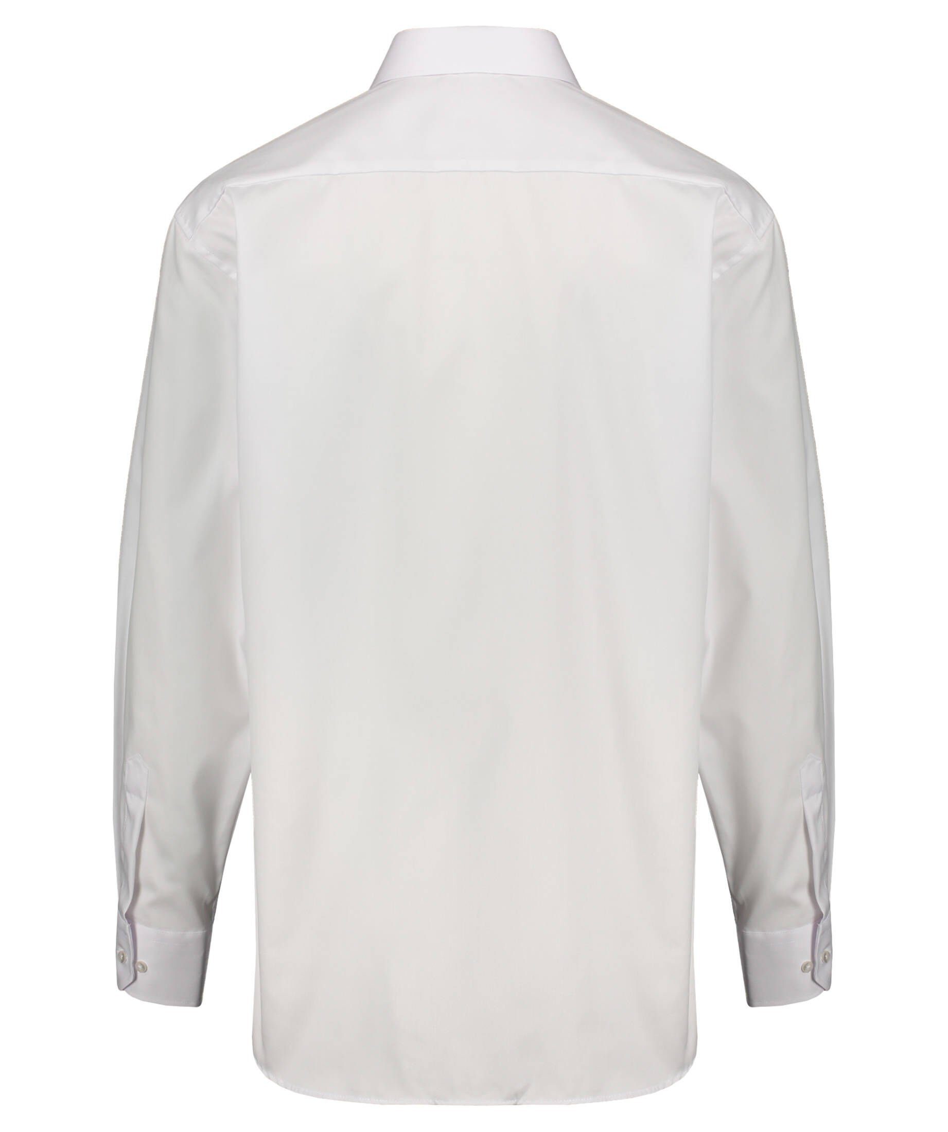 Eterna Fit (10) (1-tlg) weiss Modern Herren Businesshemd Langarm Hemd