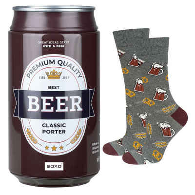 Soxo Шкарпетки Bier Geschenke Für Männer (Dose, Set) kuschelig weich