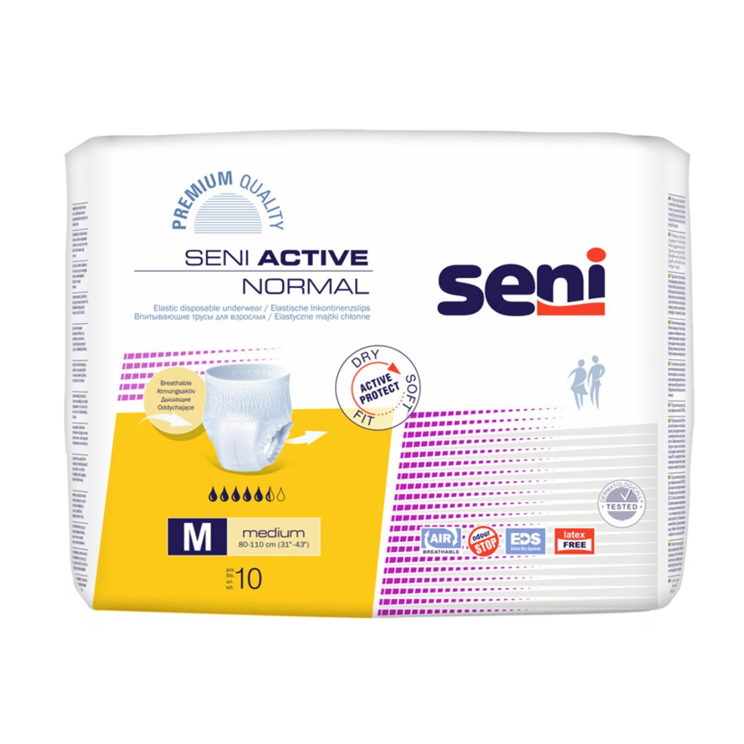 seni Inkontinenzboxer Seni Active Normal - M 2x10 Stück