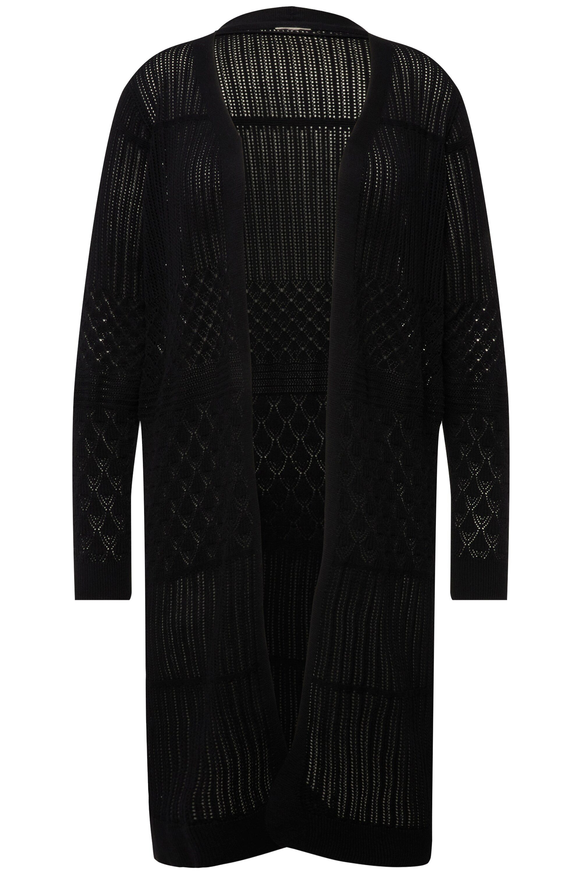 Ulla Popken Strickjacke Long-Strickjacke offene Form günstig online kaufen