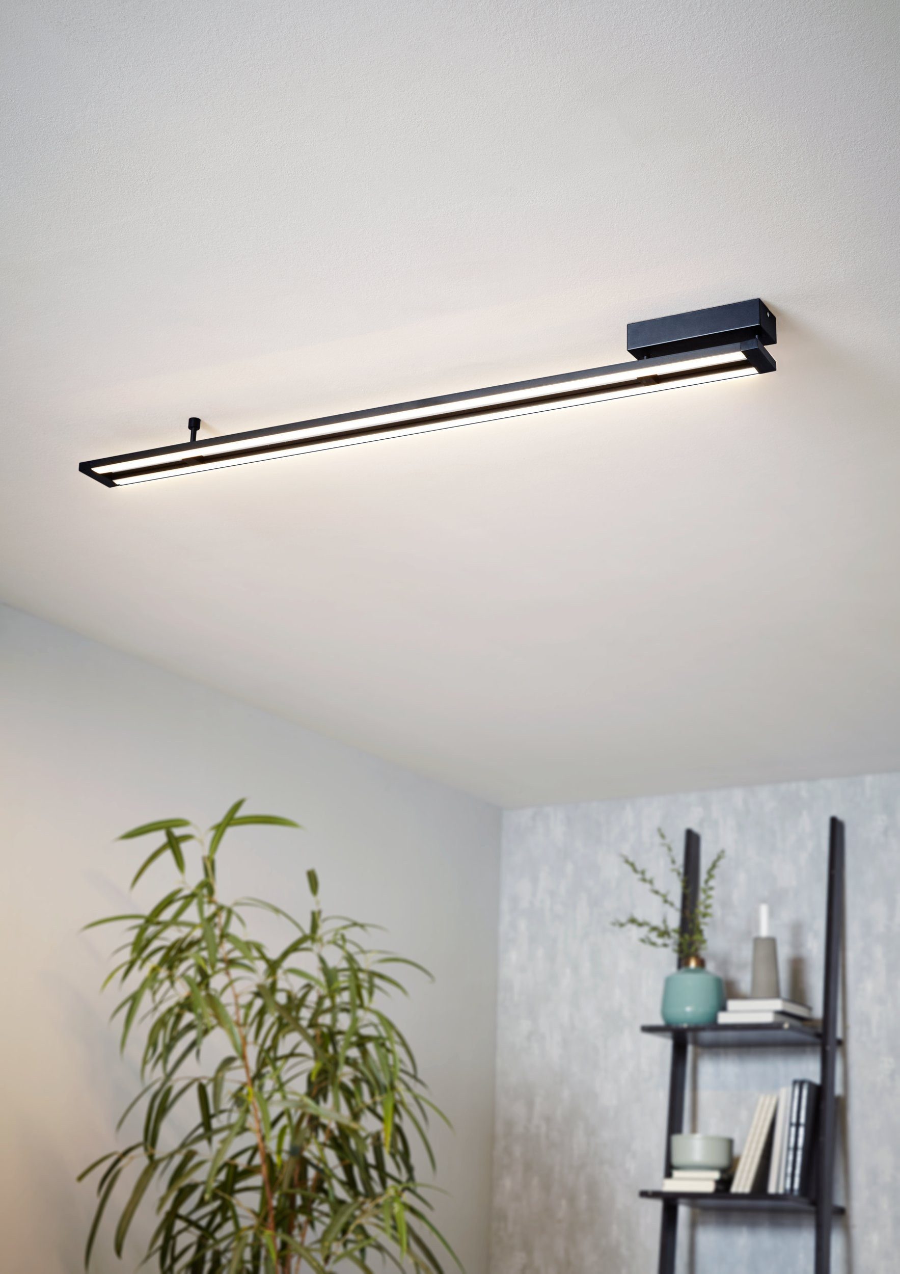 EGLO LED Deckenleuchte Amontillado, Leuchtmittel inklusive, LED Deckenlampe, Wohnzimmerlampe, Minimalismus, Küchenlampe, Flurlampe