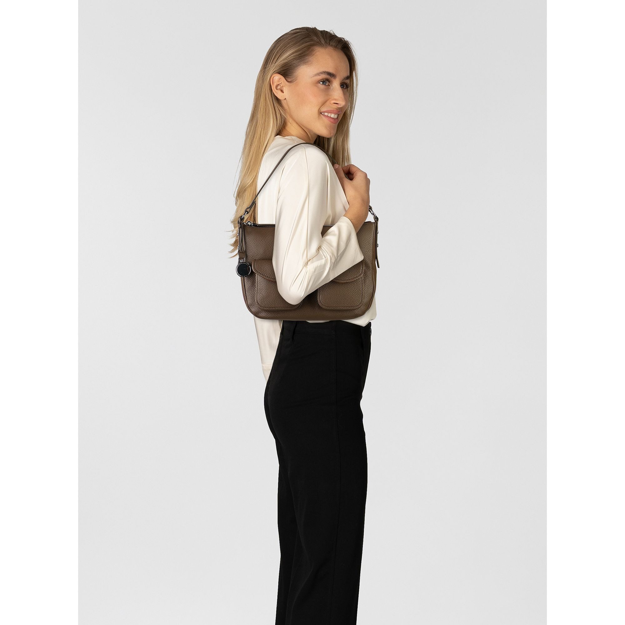 Fossil Schultertasche Jolie, Leder