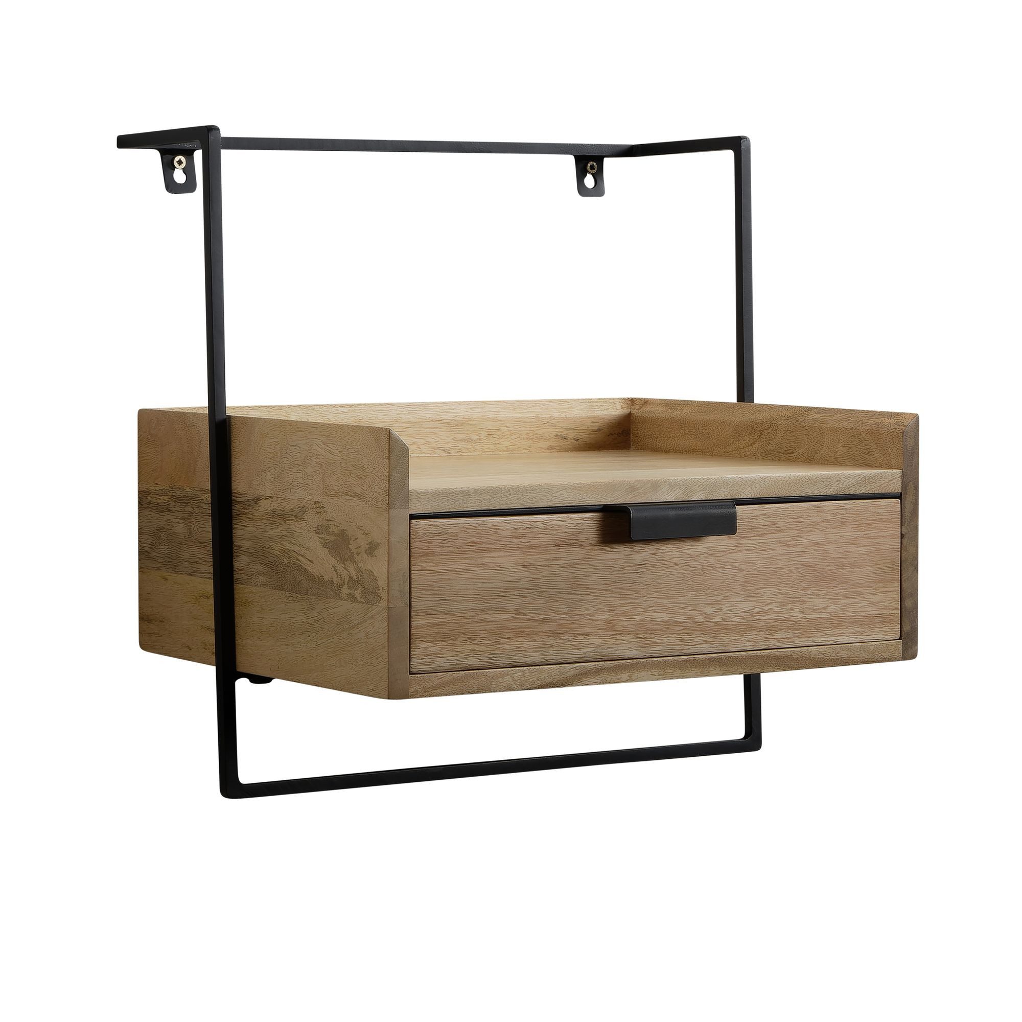 FINEBUY Nachttisch FB64194 (Nachtkonsole für Wandmontage günstig online kaufen