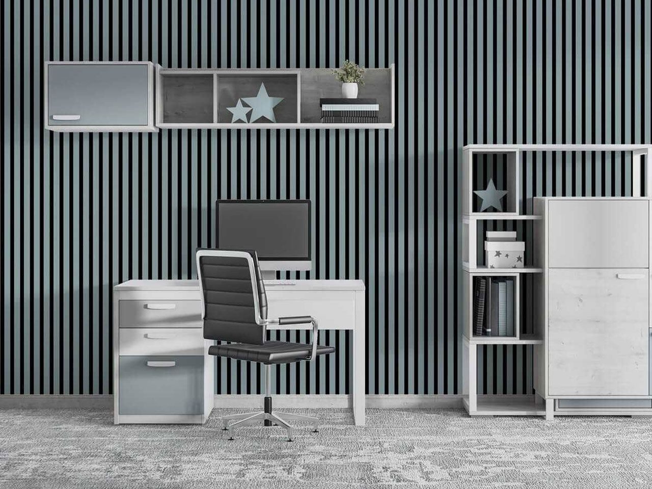 Mebano 3D Wandpaneel 6tlg. 40x40cm Akustikpaneele Lamellenpaneel Stilvoller günstig online kaufen