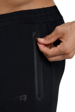 TCA Laufhose TCA Herren Jogginghosen mit Reißverschlusstaschen - Schwarz (1-tlg)