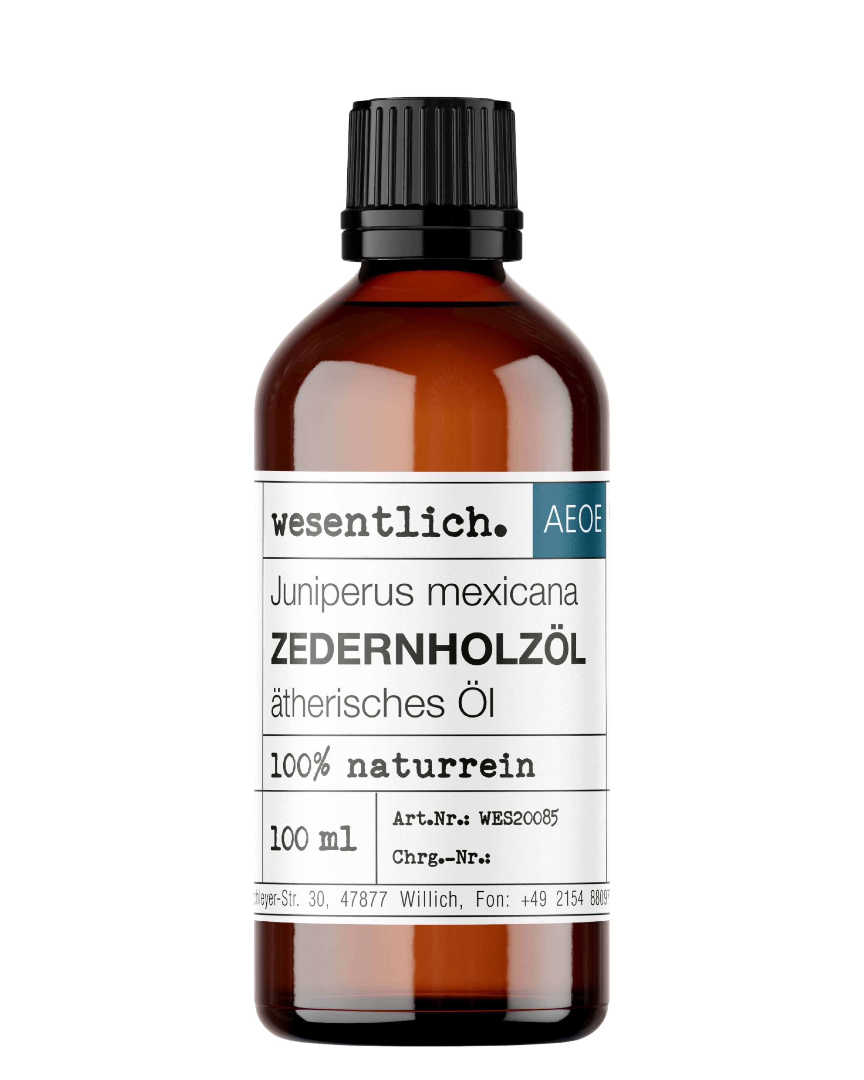 wesentlich. Duftöl Zedernholzöl 100ml -ätherisches Öl