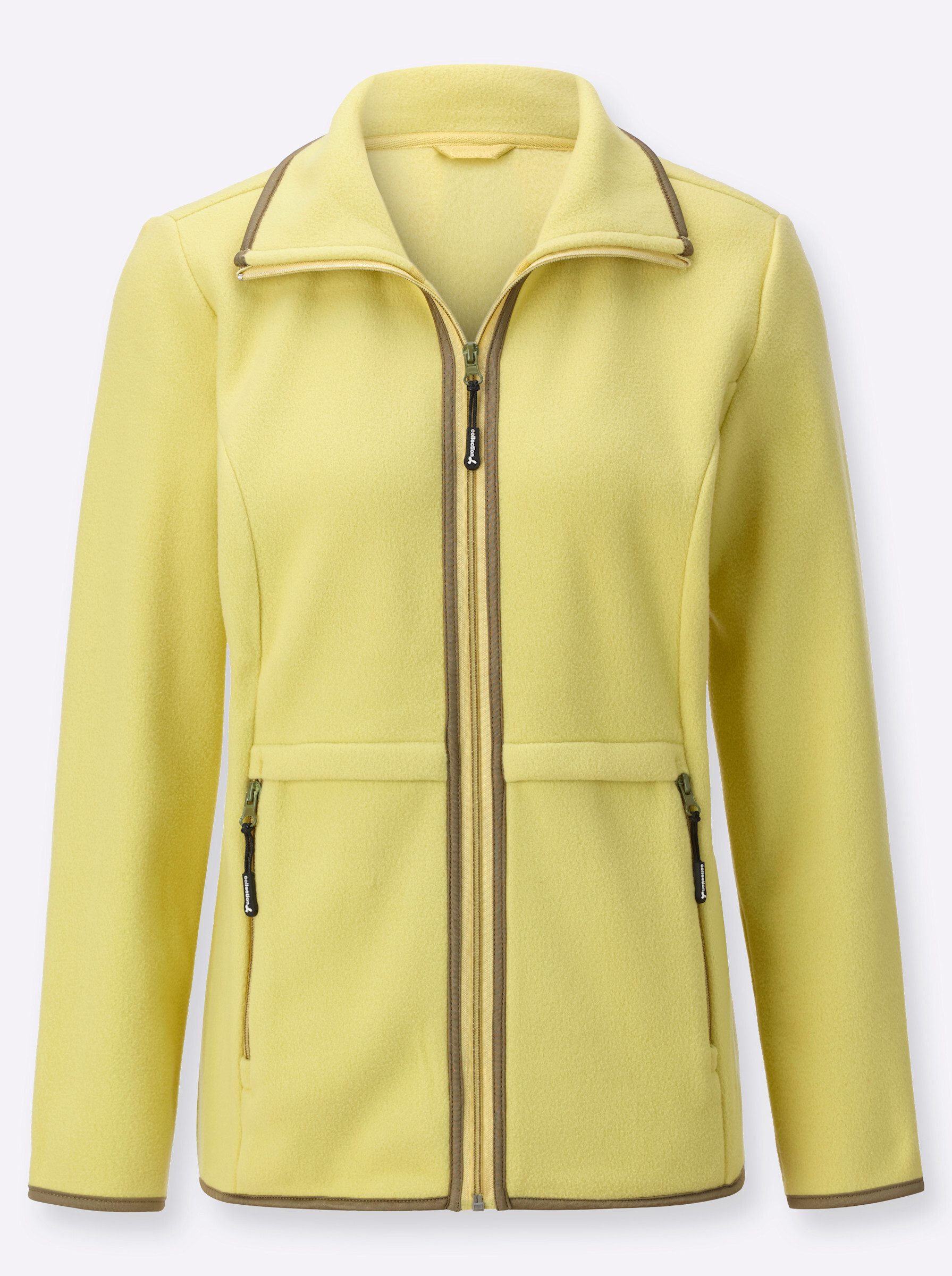 Fleecejacke Fleece-Jacke Langarm