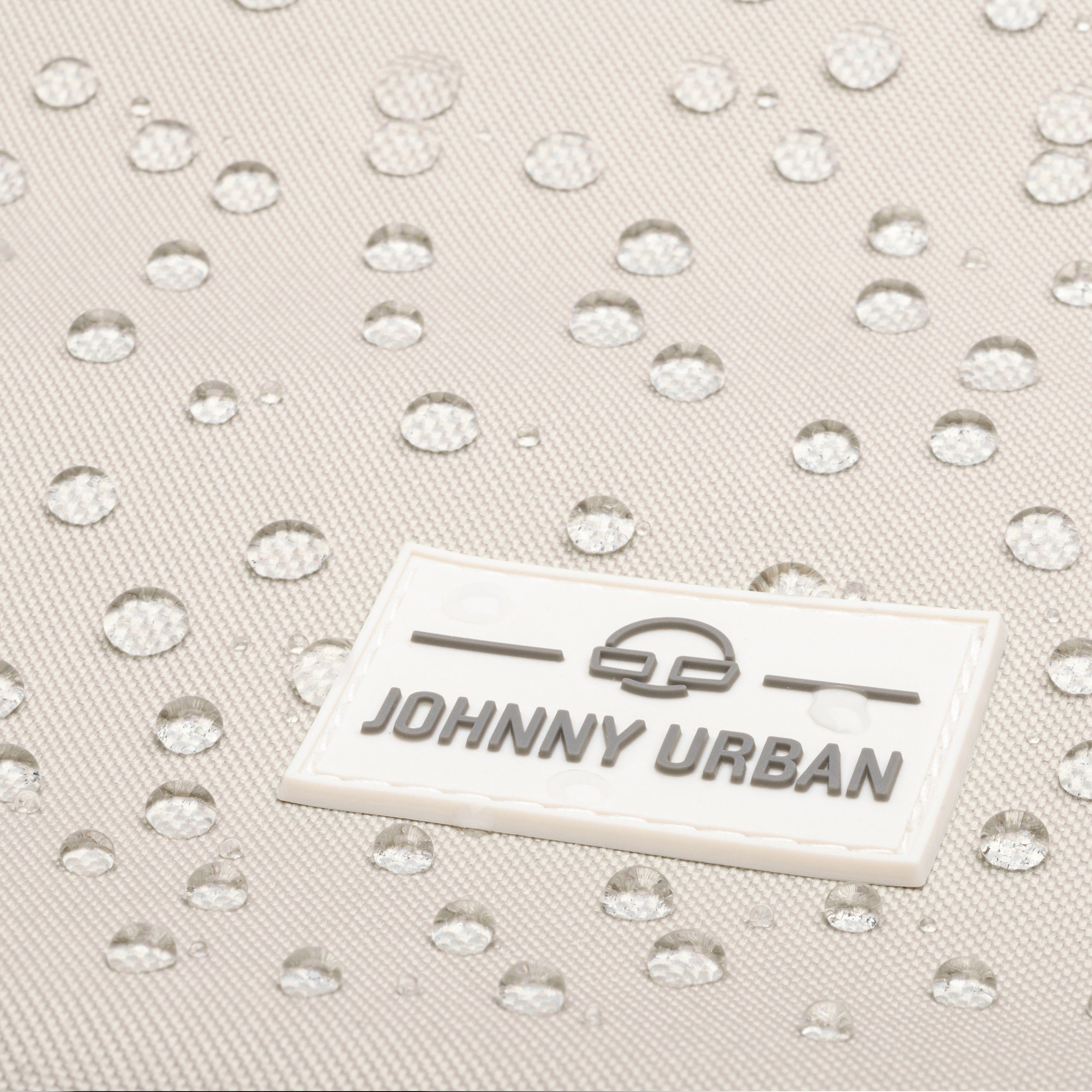 Johnny Urban Cityrucksack Allen sand-grau Herren, Wasserabweisend Damen Laptop Rolltop Large, Fach