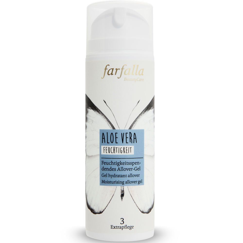 Farfalla Essentials AG Gesichtspflege Aloe Vera Feuchtigkeitsspendendes Allover-Gel, 150 ml