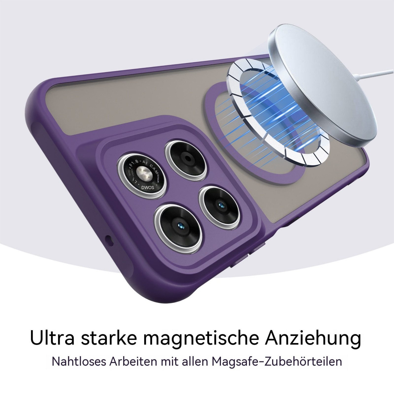 betterfon Handyhülle für Motorola Modelle,Magsafe Hülle Magnet Case, Magnetisches Laden, kompatibel mit kabellosem Ladezubehör – Bild 5 von 5
