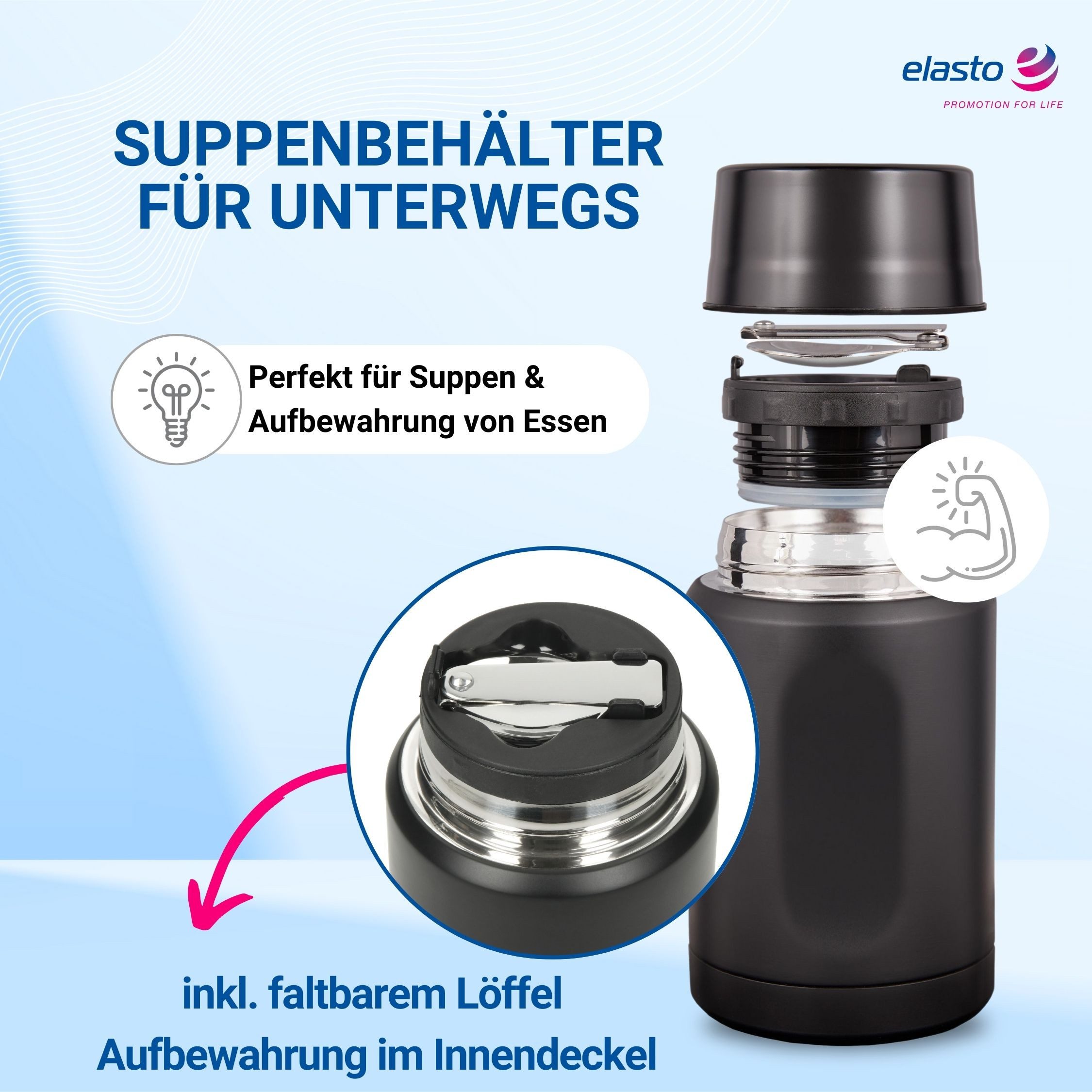elasto Schüssel Thermosuppenbehälter "Take Away"