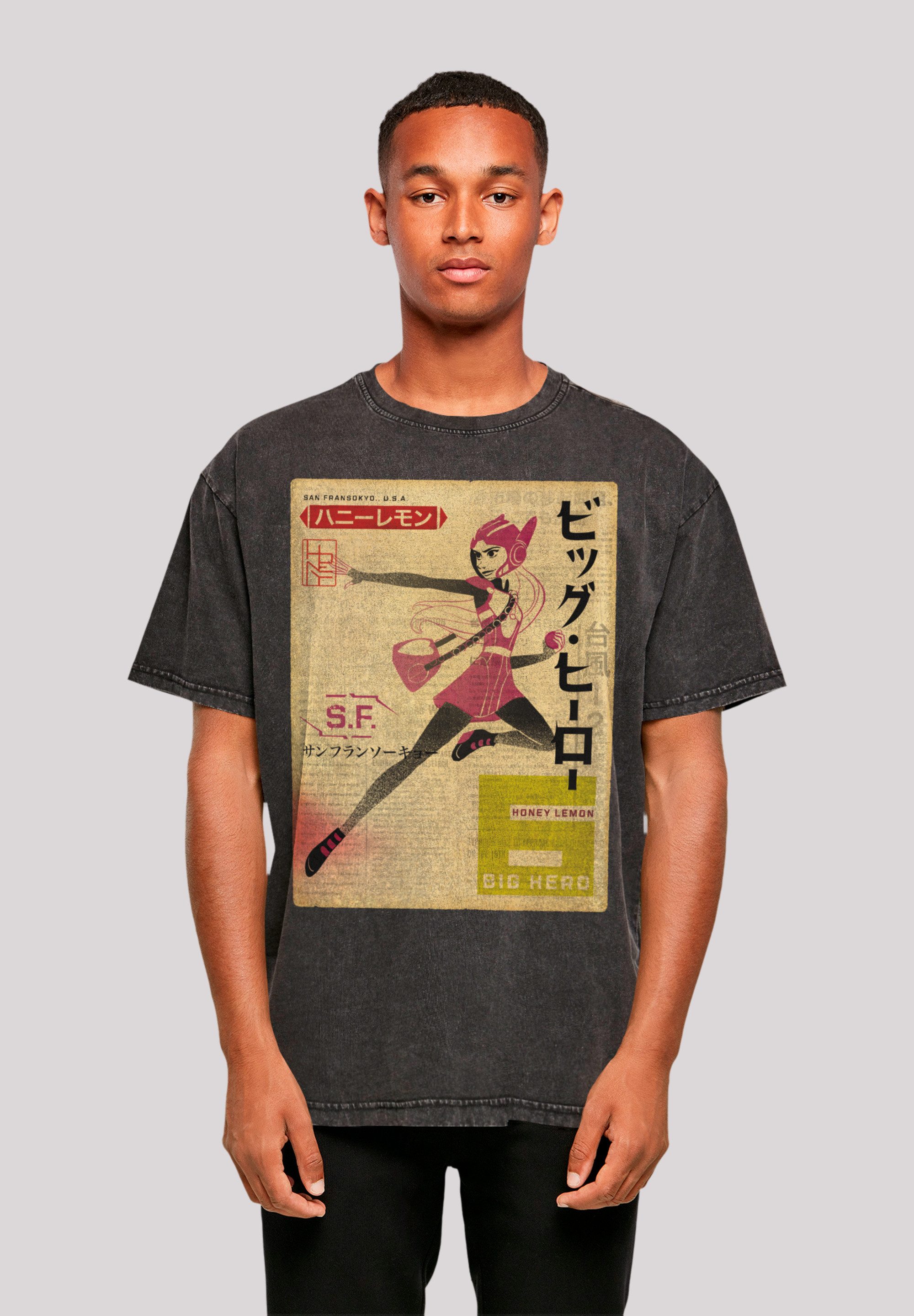 F4NT4STIC T-Shirt "Big Hero 6 Honey Lemon Newspaper", Premium Qualität günstig online kaufen