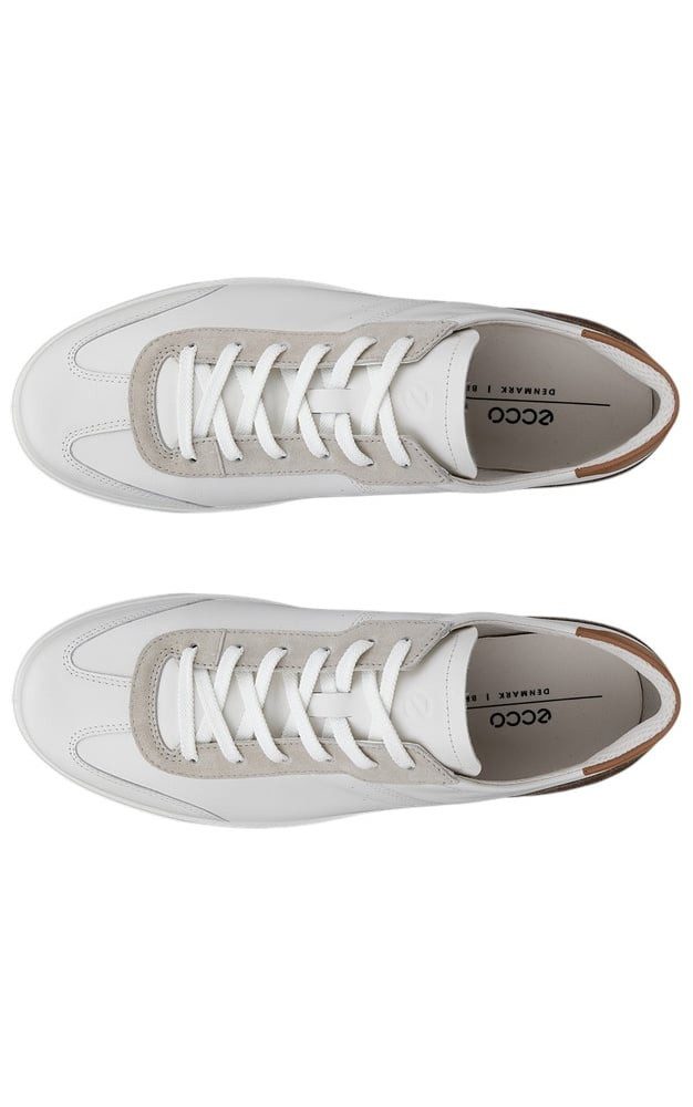 Ecco Street Lite Low (Leder) weiss Herren Sneaker günstig online kaufen