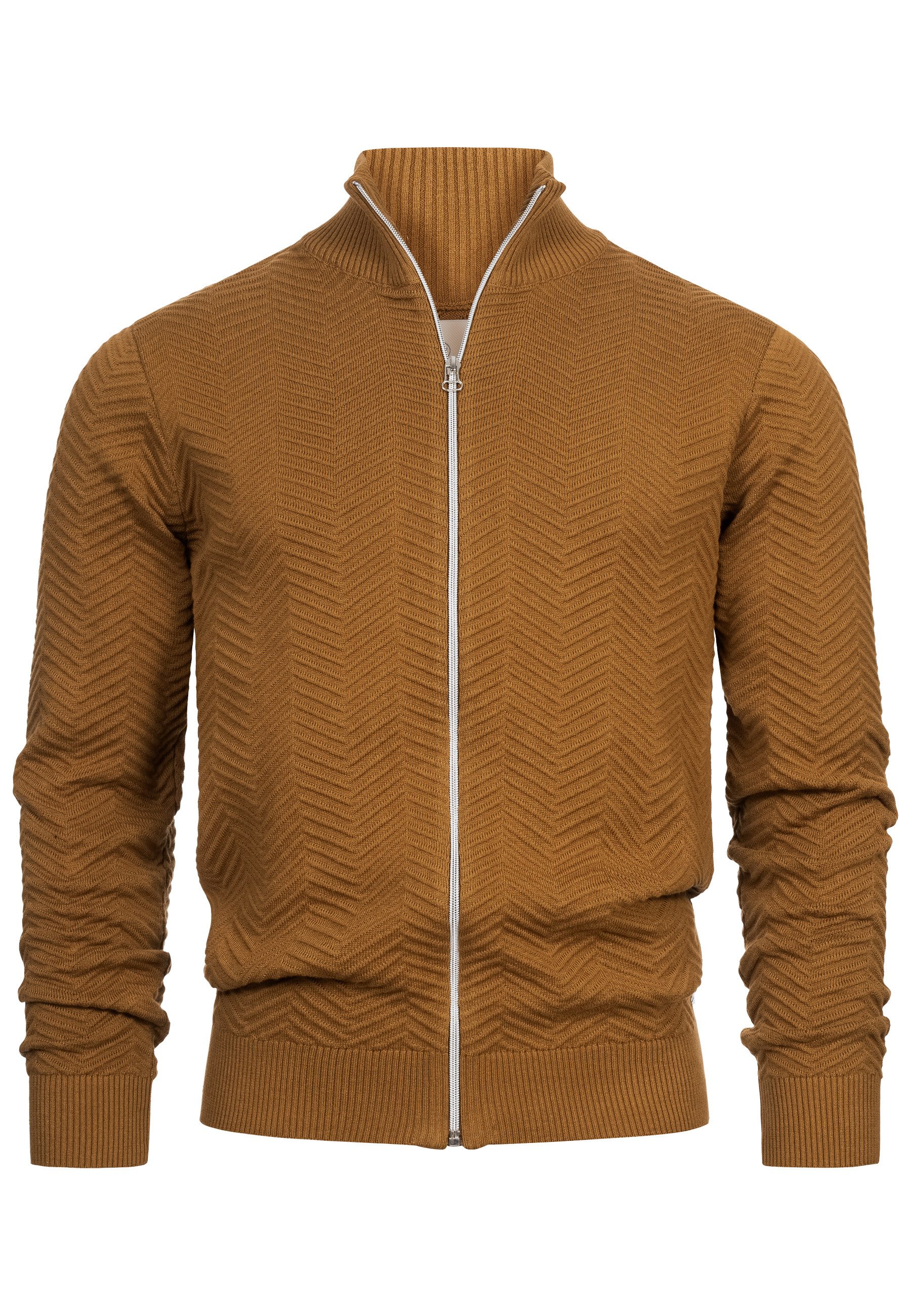 Kronstadt Strickjacke KSCarlo Zip Fein-Strickjacke mit günstig online kaufen