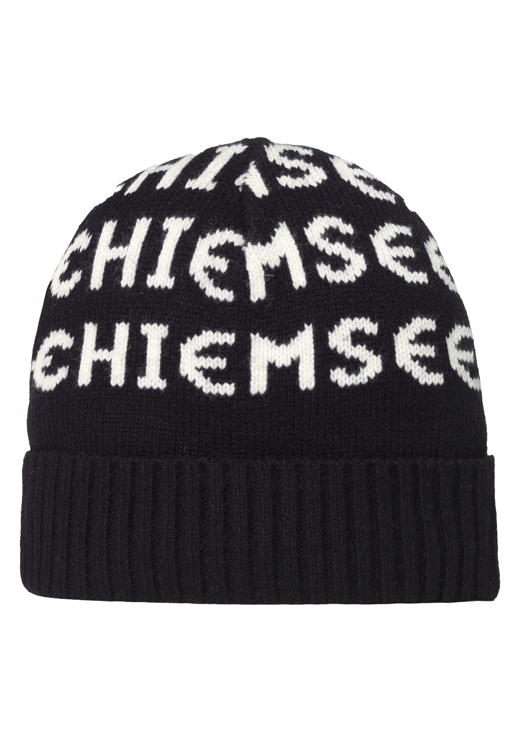 Chiemsee Strickmütze Mütze mit Logo-Muster 1 günstig online kaufen
