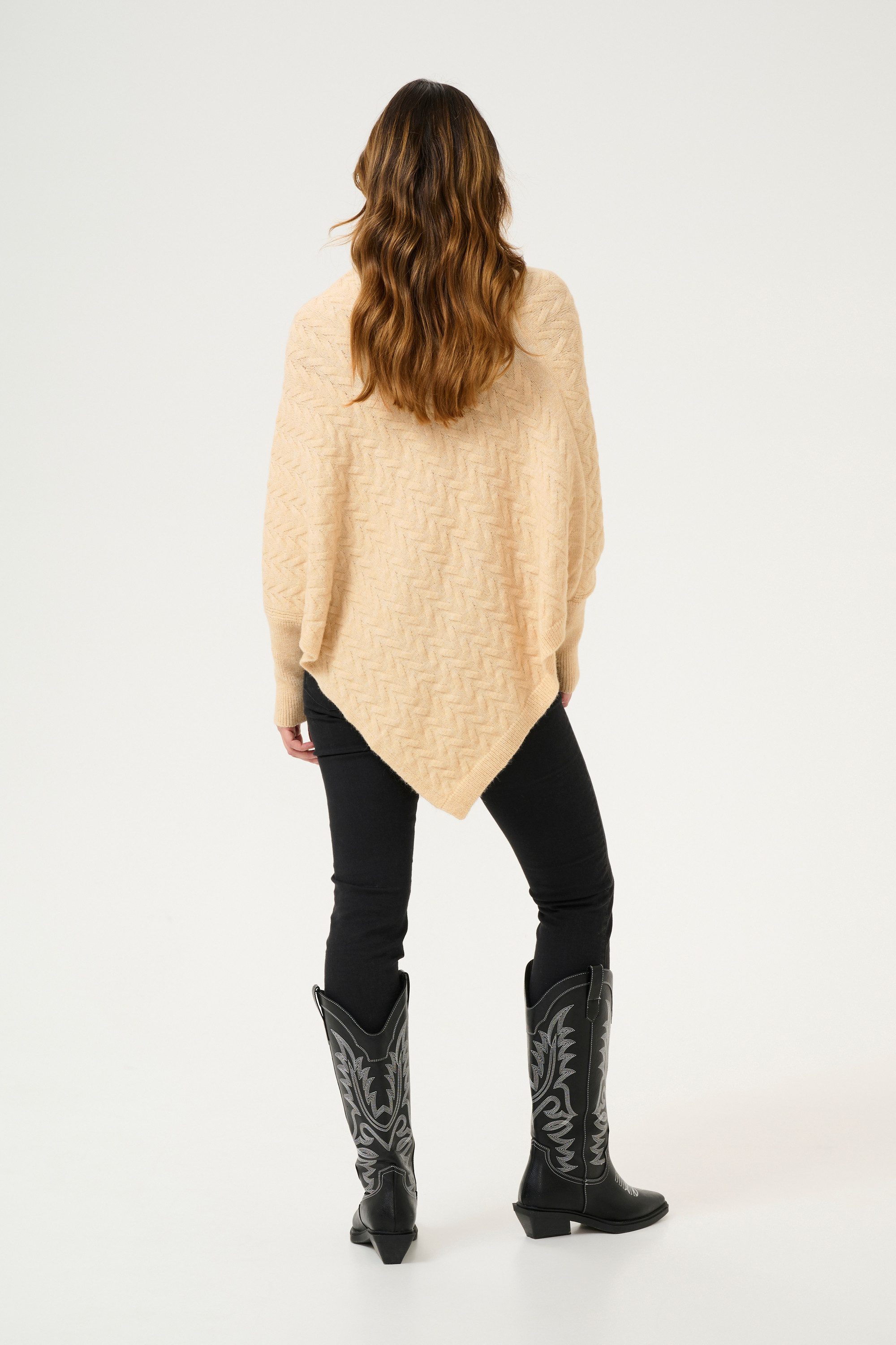 KAFFE Strickponcho Poncho KAvinnie günstig online kaufen