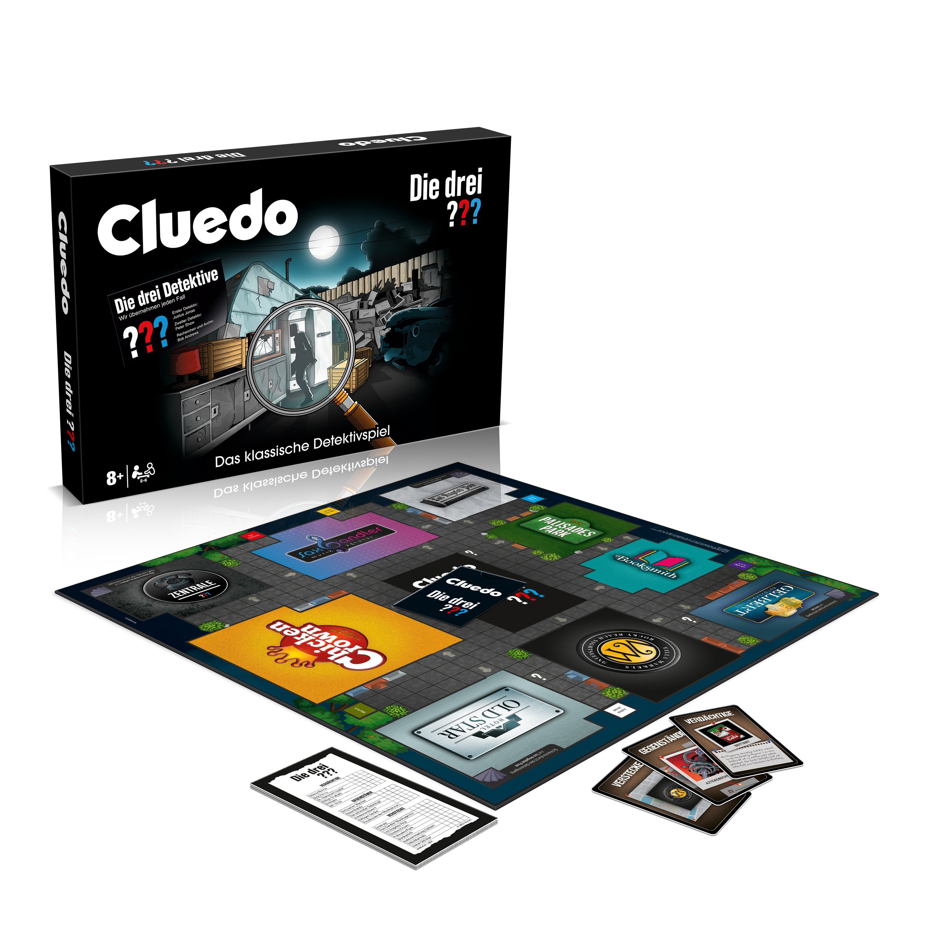 Winning Moves Spiel Cluedo - Die drei ??? Fragezeichen, Brettspiel