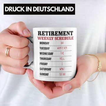 Trendation Tasse Trendation - Renter Tasse Ruhestand Geschenk Rente für Mann Frau Lustig Renteneintritt Abschied Rentnerin Sprüche