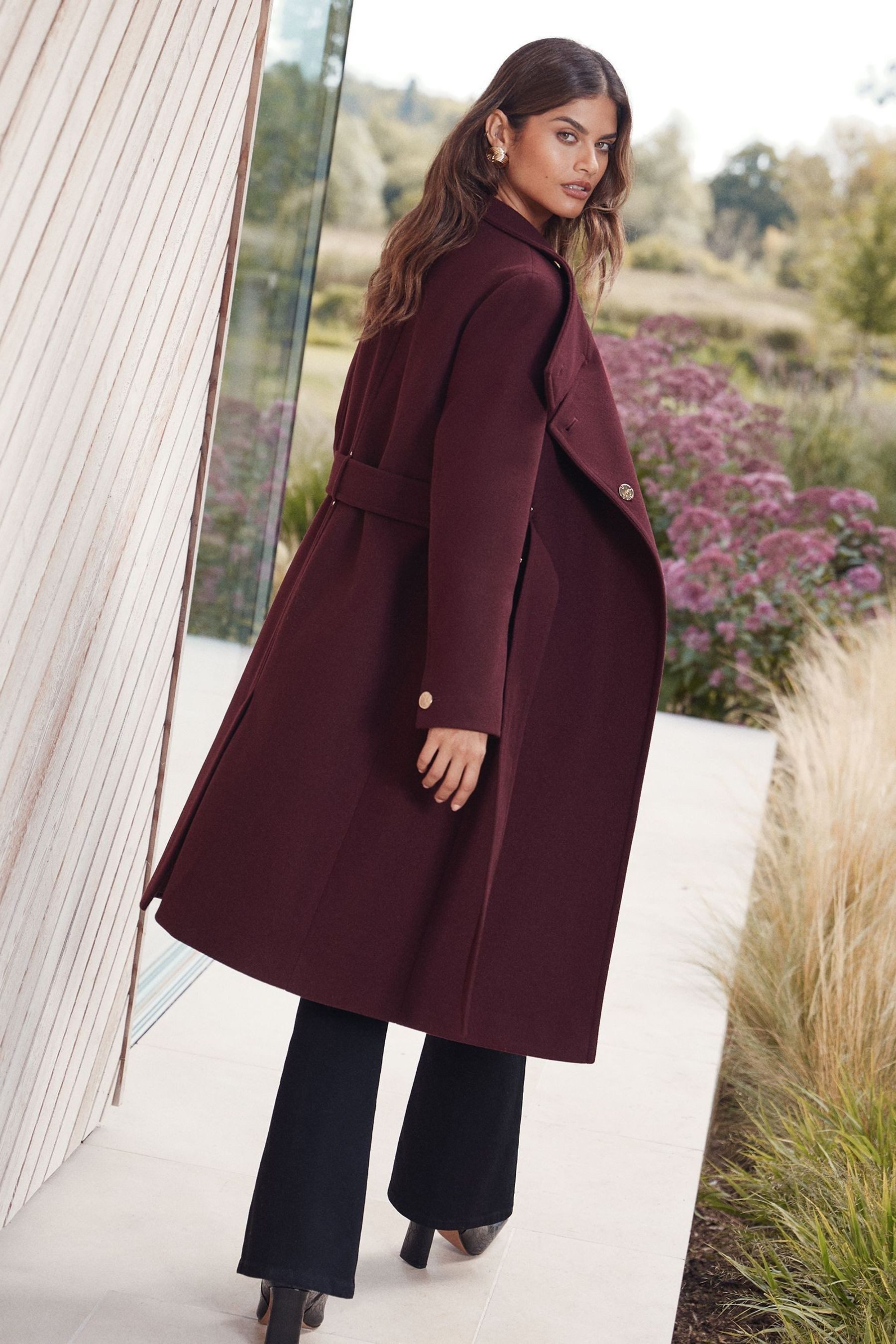 LIPSY Wintermantel Lipsy Mantel mit Trichterkragen, Regular (1-tlg) günstig online kaufen