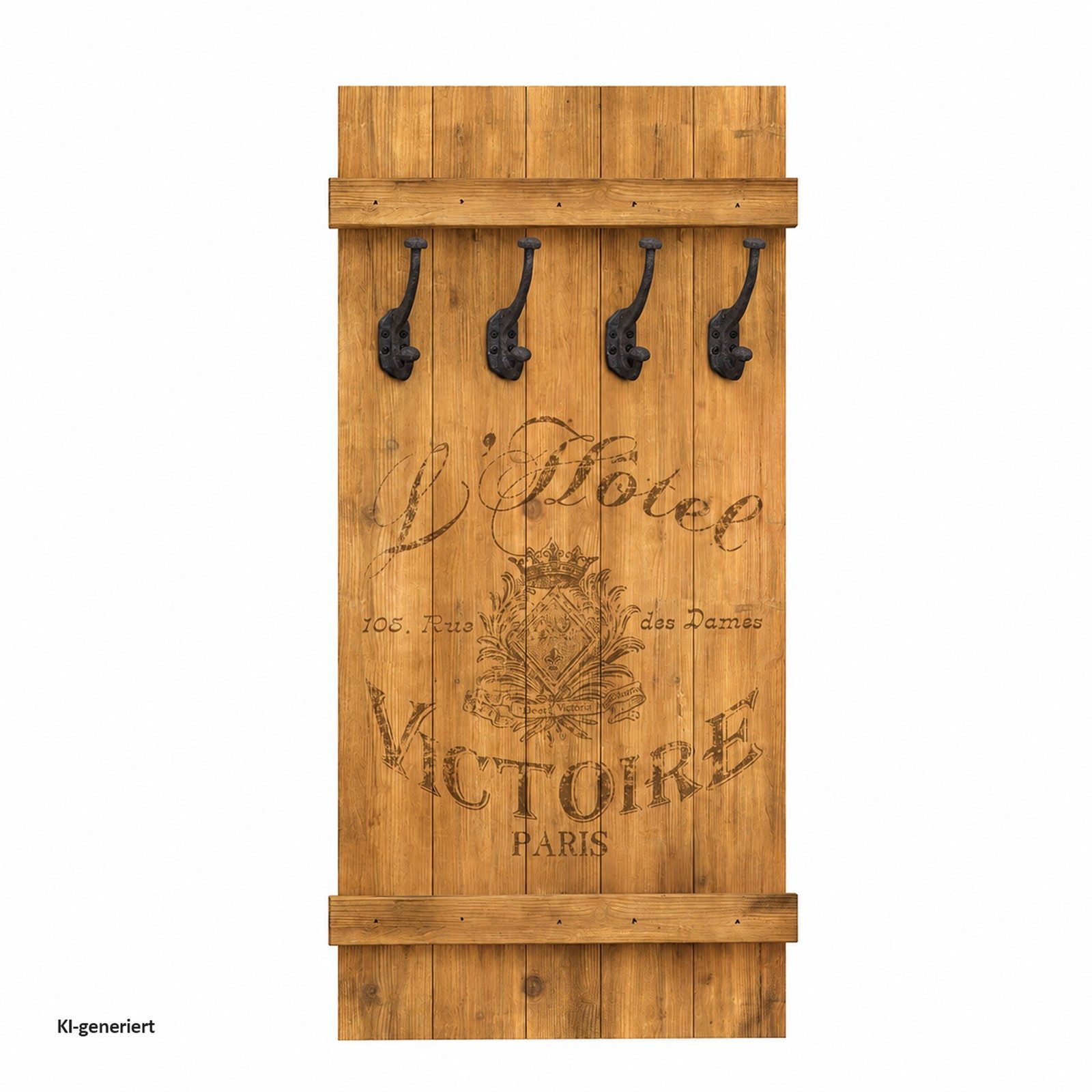 HTI-Line Garderobenpaneel Garderobe Victoire (Stück, 1 St., 1x Wandgarderobe, ohne Dekoration), Kleiderhaken