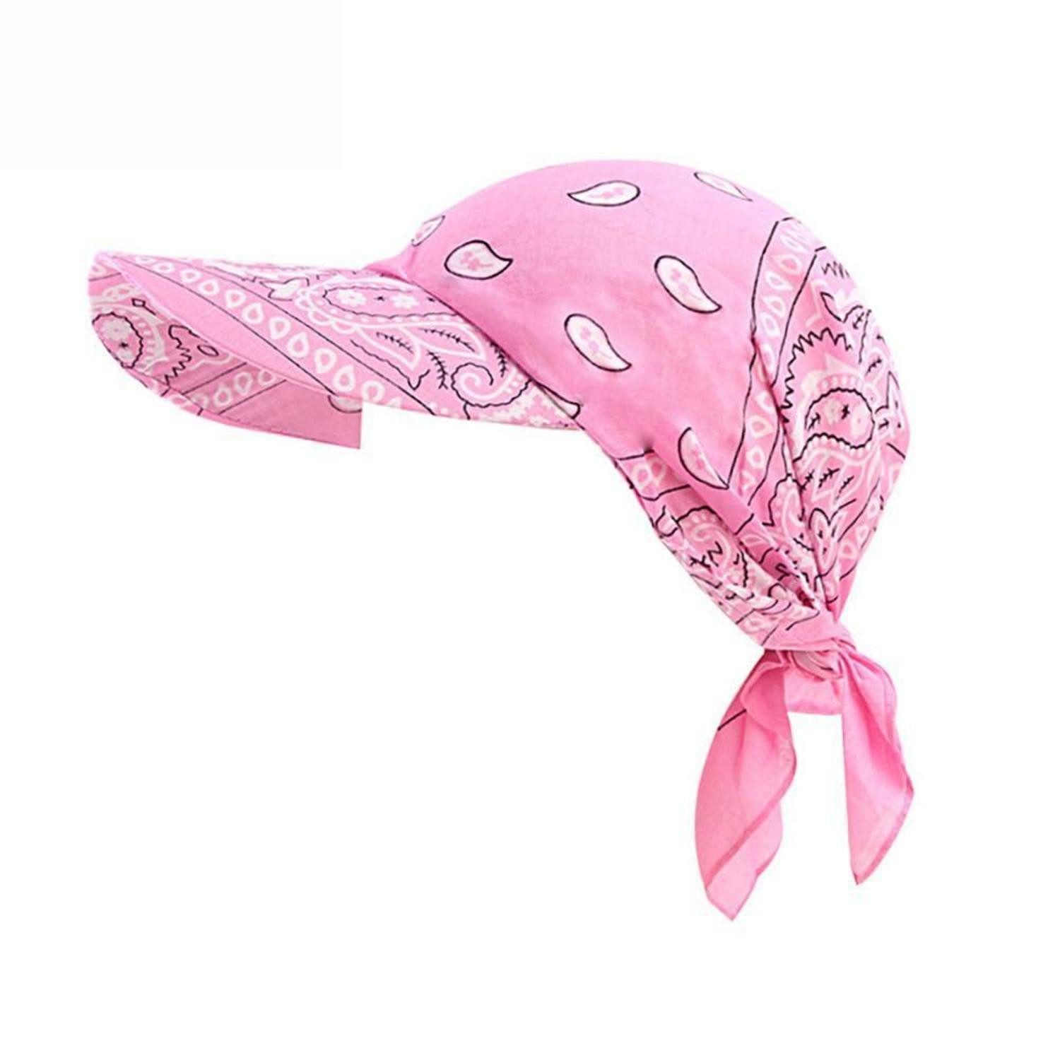 LuxusKollektion Schirmmütze Kopftuch Schal mit Krempenvisier Rosa (1-St)
