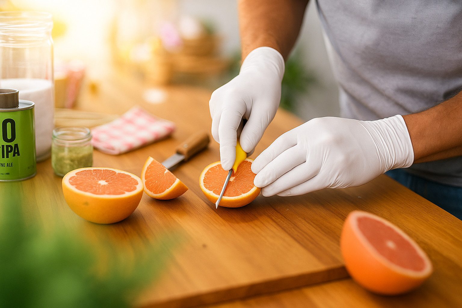 Kemes Einweghandschuhe Nitrilhandschuhe 100 Stück Gummihandschuhe Lebensmittelgeeignet Latexfrei