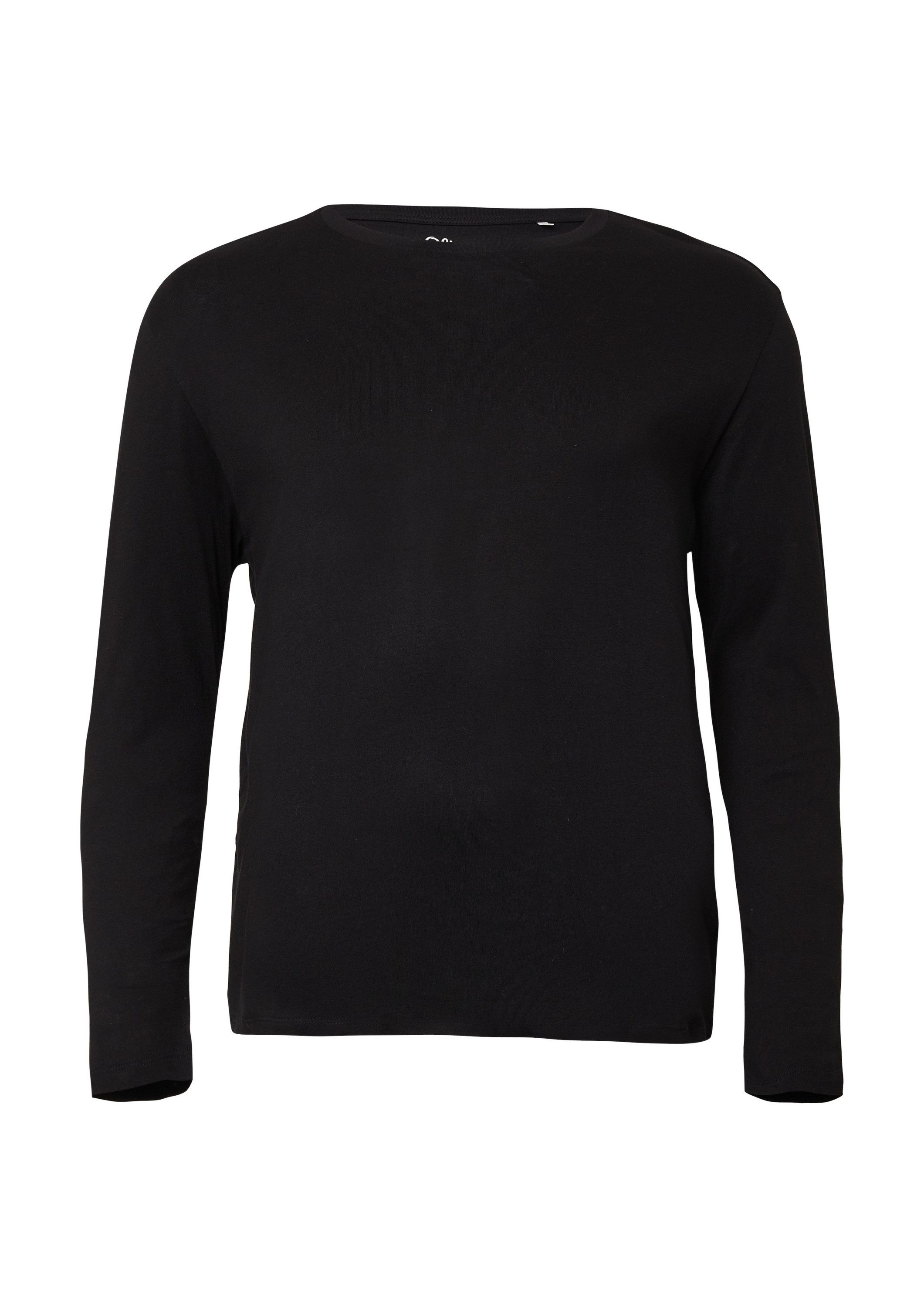 s.Oliver Langarmshirt T-Shirt Weiches Langarmshirt aus Baumwolle