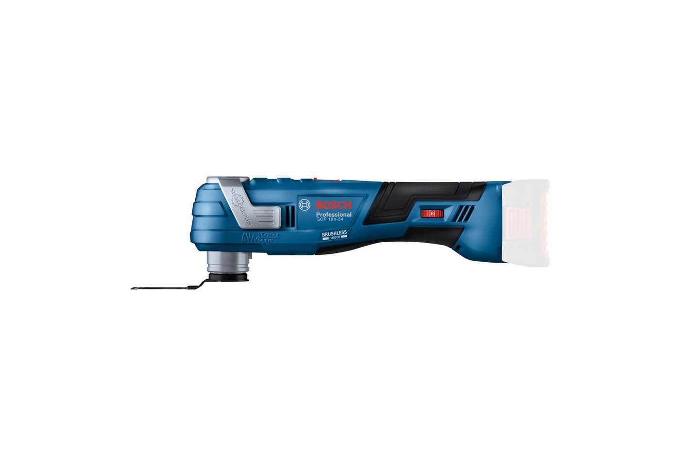 Thumbnail - Bosch Professional Akku-Multifunktionswerkzeug GOP 18V-34 Professional 18 V Starlock Plus (06018G2001) Solo - ohne