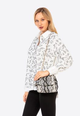 Cipo & Baxx Klassische Bluse mit modischem Allover-Print