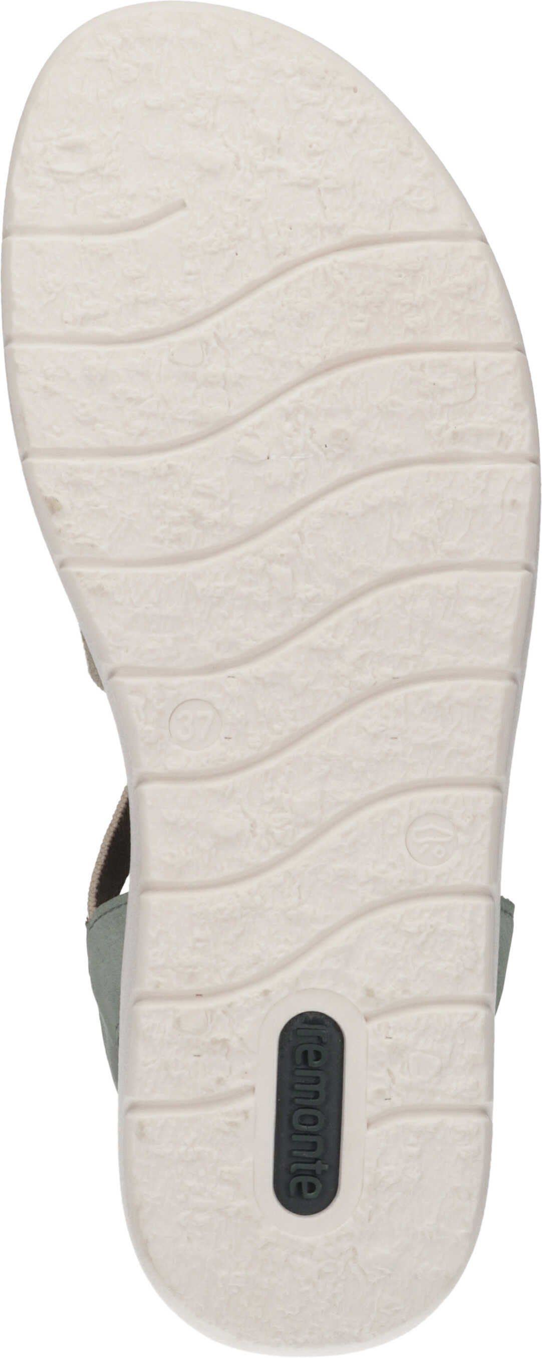 Gummizug Remonte Sandalette Sandalen hellgrün mit