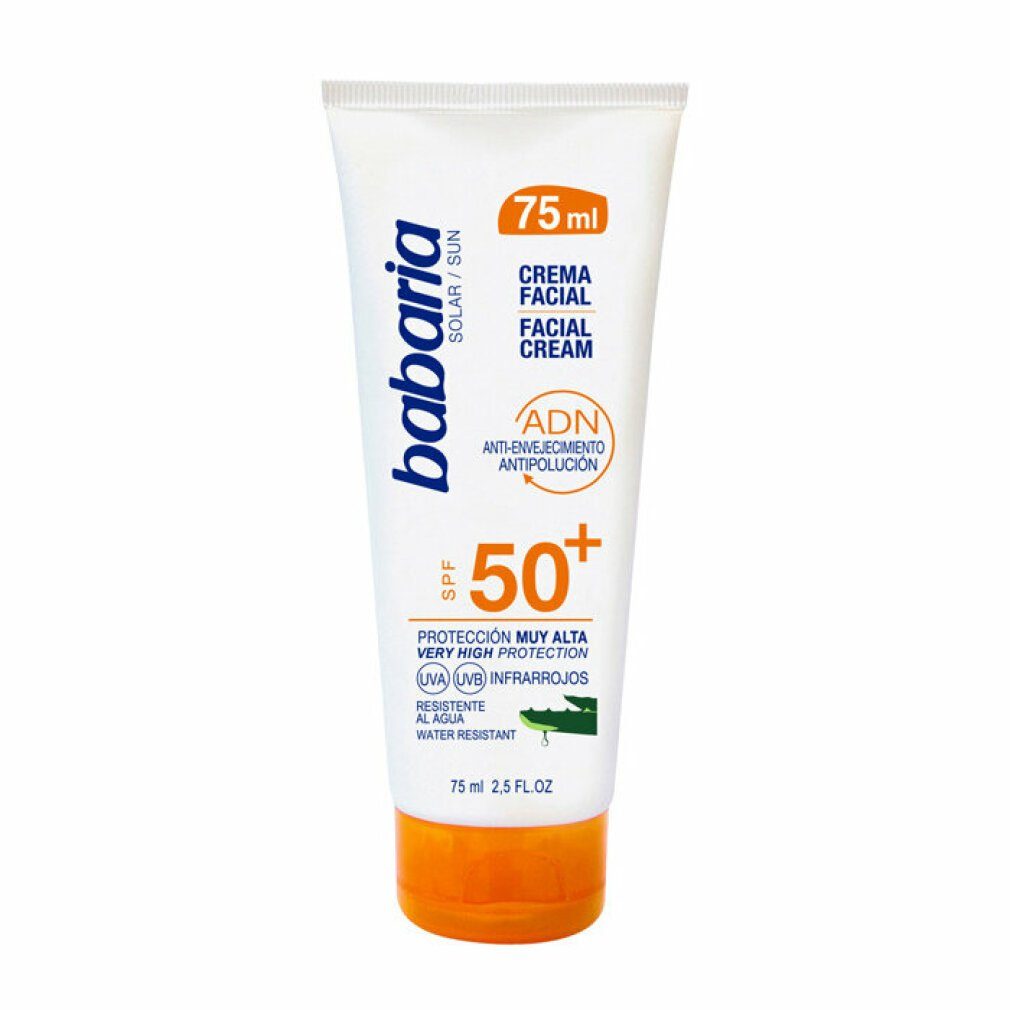 babaria Sonnenschutzcreme Babaria Facial Cream Spf50 Aloe Vera Water Resistant