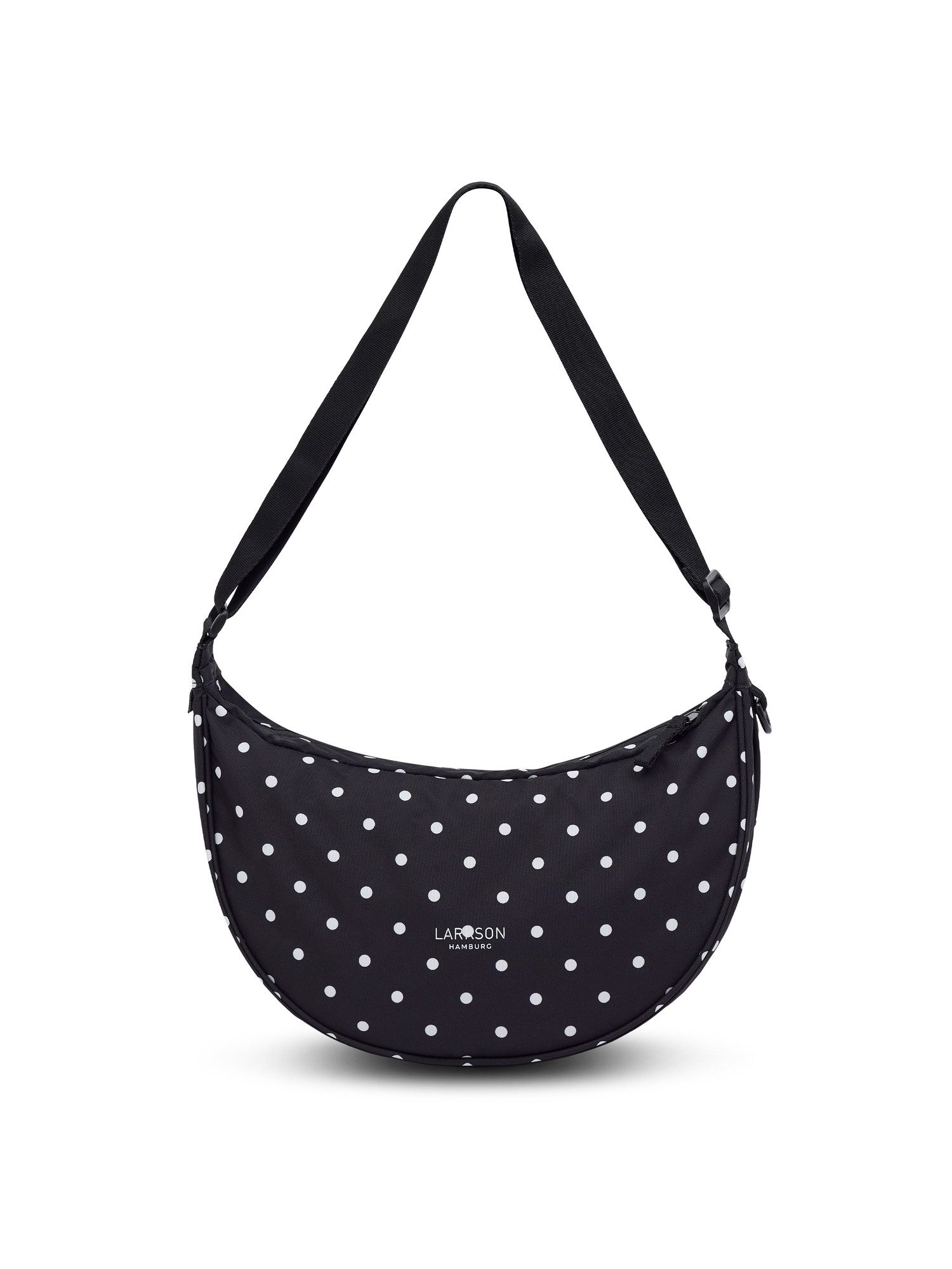 LARKSON Umhängetasche Solveig Medium Halbmondtasche für Damen und Herren, Stylische Crossbody Bag in Halbmond Form – Bild 2 von 5