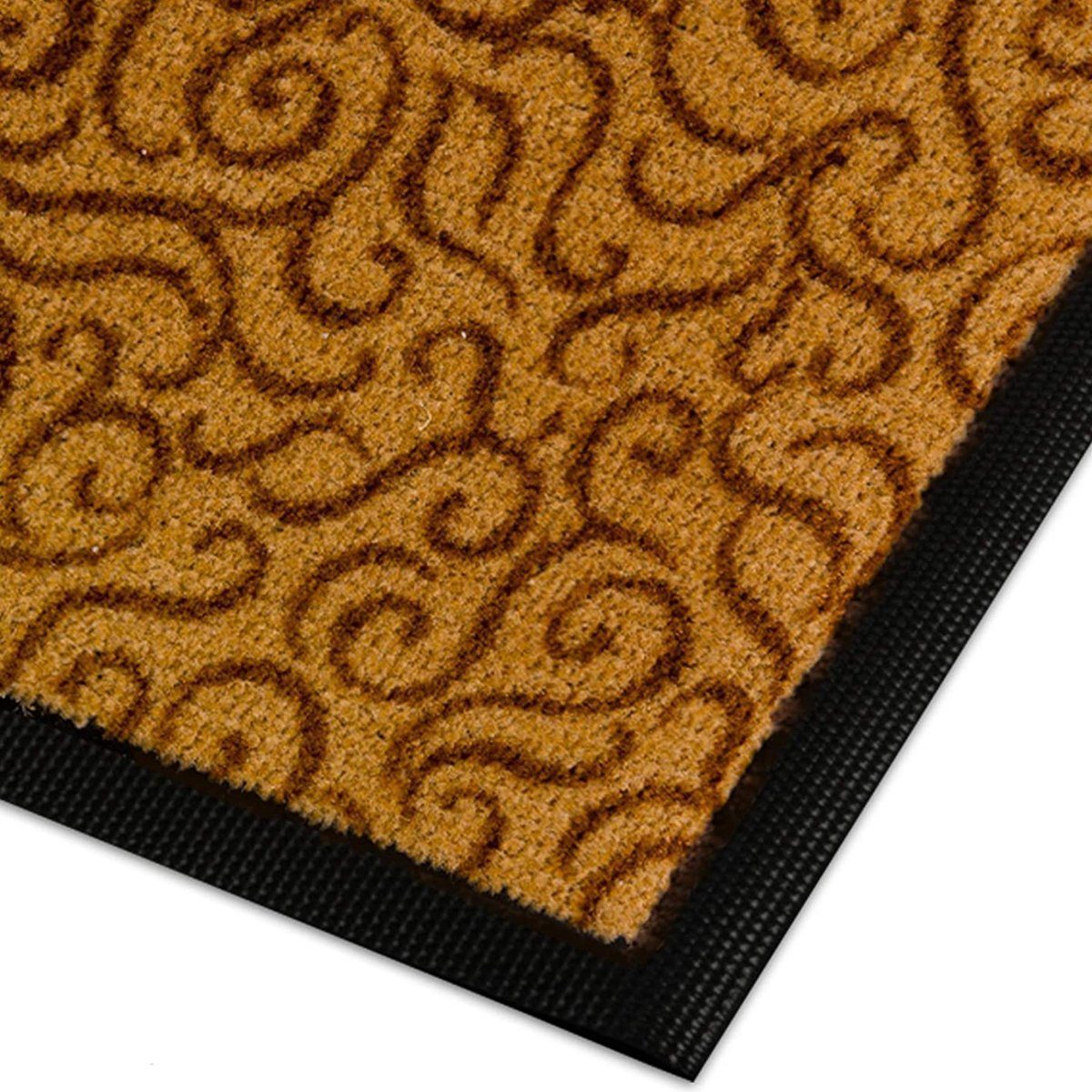 Fußmatte Sauberlaufmatte & Größen, Fixgrößen, mm Viele Farben 6.5 Floordirekt, Messing-Beige Brasil Höhe