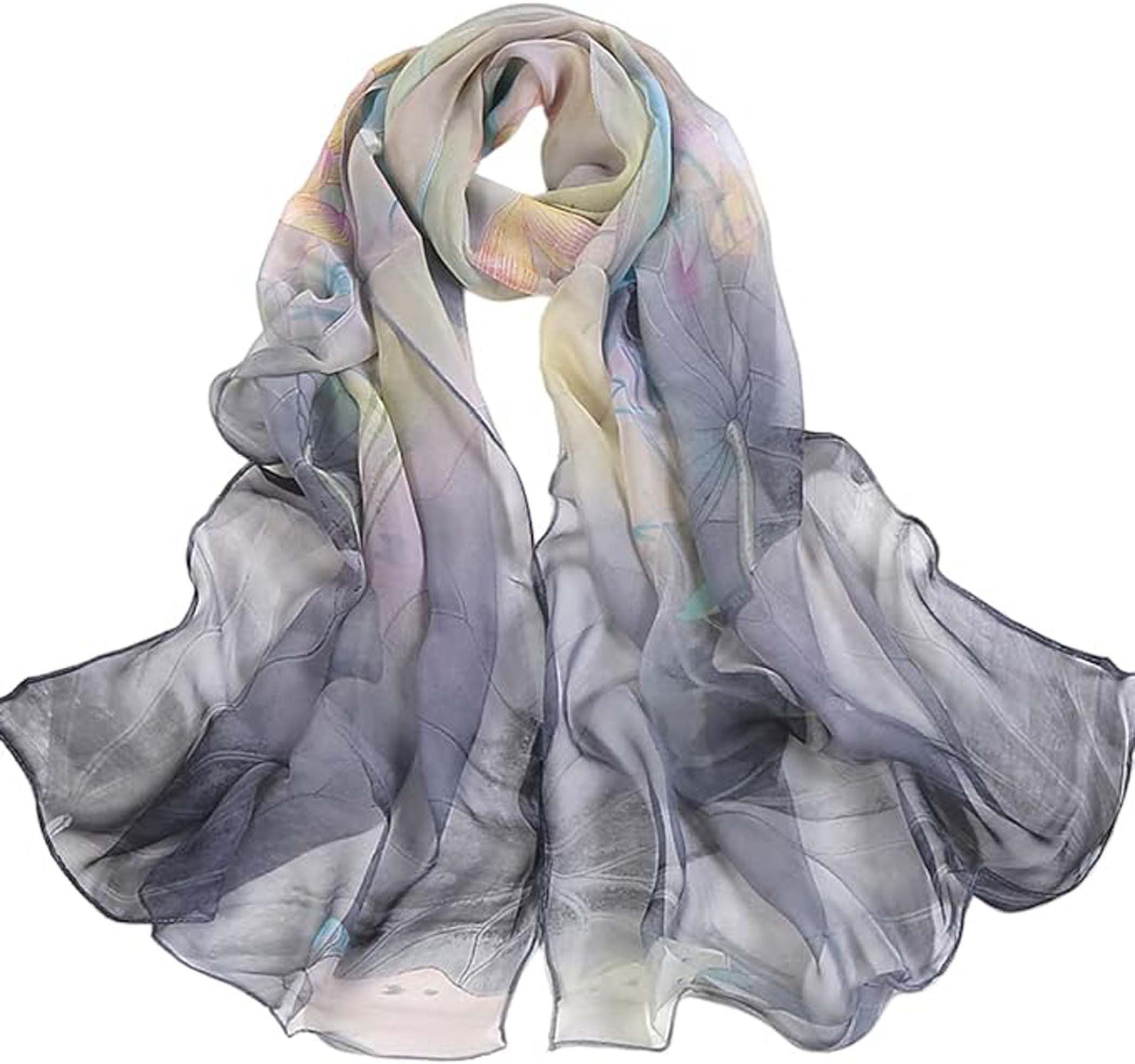 Coonoor Modeschal für Damen,leicht,bedruckt,Blumenmuster,Schal,modische Schals
