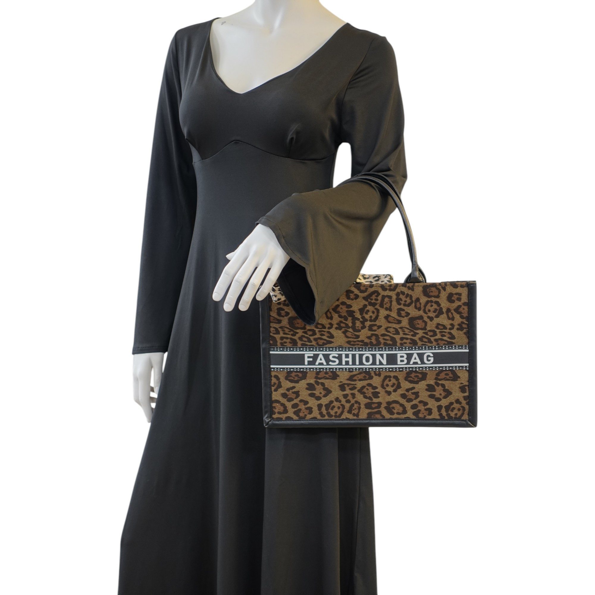 Eyecatcher Handtasche Leoparden Damen Handtasche mit Schal – Stylische Fash günstig online kaufen