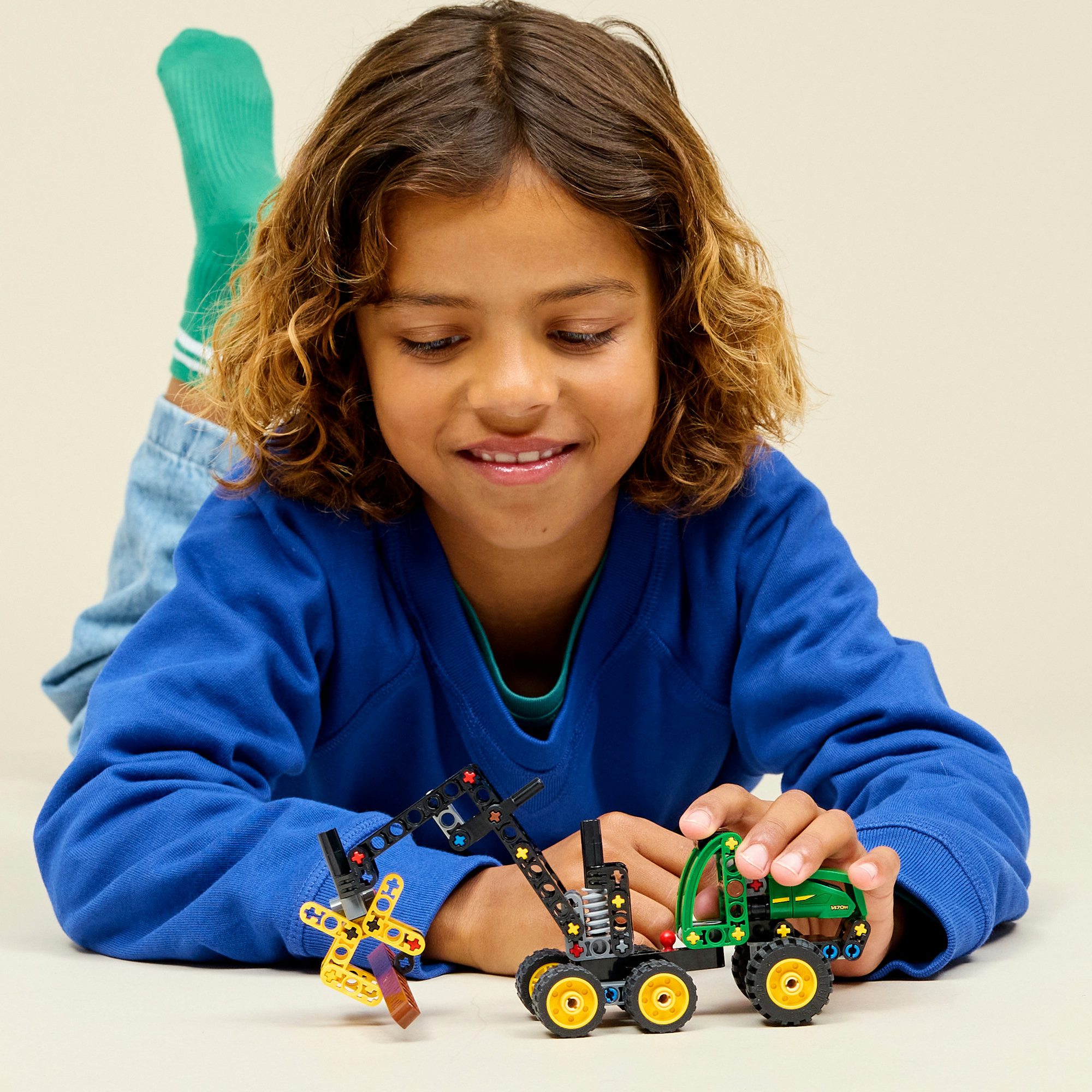 LEGO® John Deere 1470H Rad-Harvester (42218), LEGO Technic Konstruktionsspielsteine, (117 St), Made in Europe