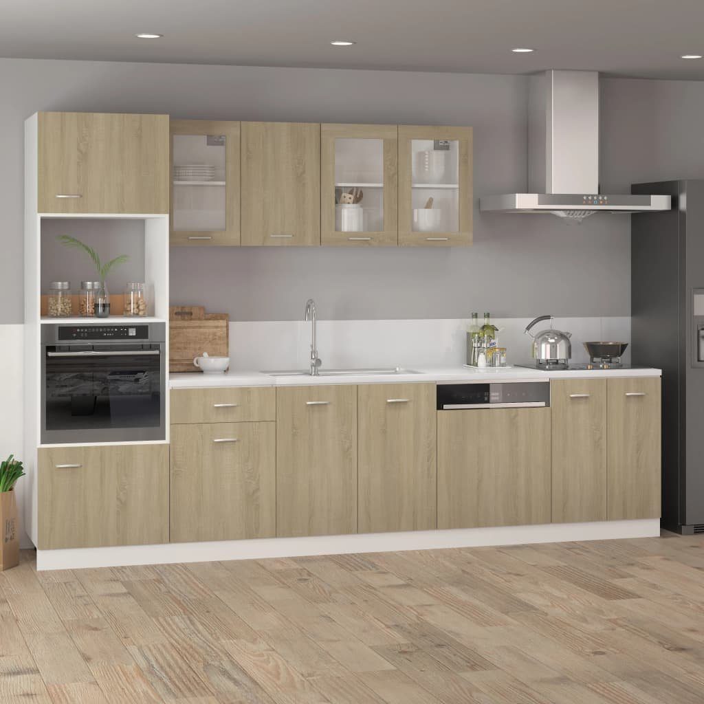 vidaXL Hängeschrank Hängeschrank Hängeschrank Sonoma Eiche 39,5x31x60 cm Spanplatte